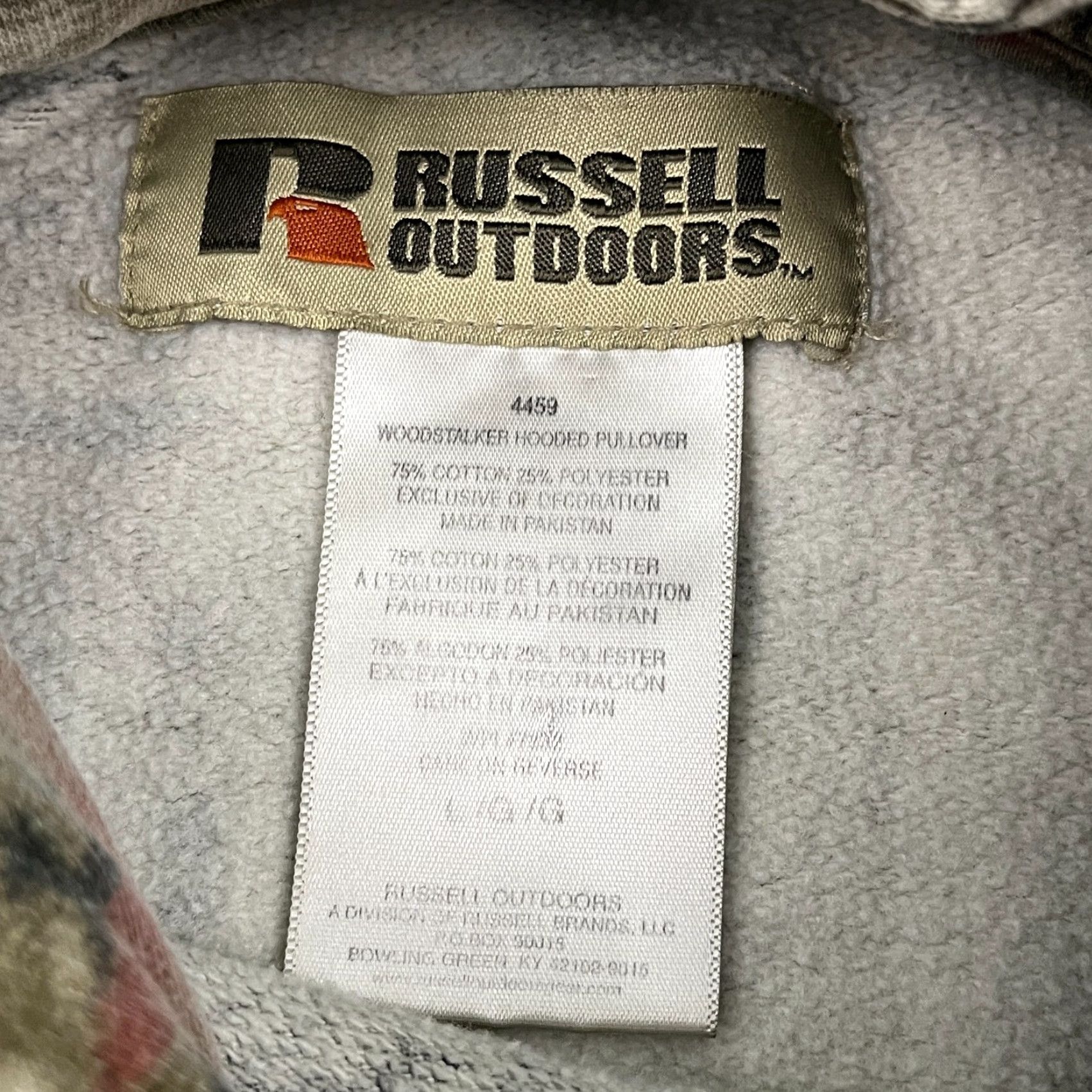 Vintage Russell Hoodie Mens L Y2K Woodstalker Mossy Oak Breakup Infinity Camo Sweatshirt Size US L / EU 52-54 / 3 - 4 Thumbnail