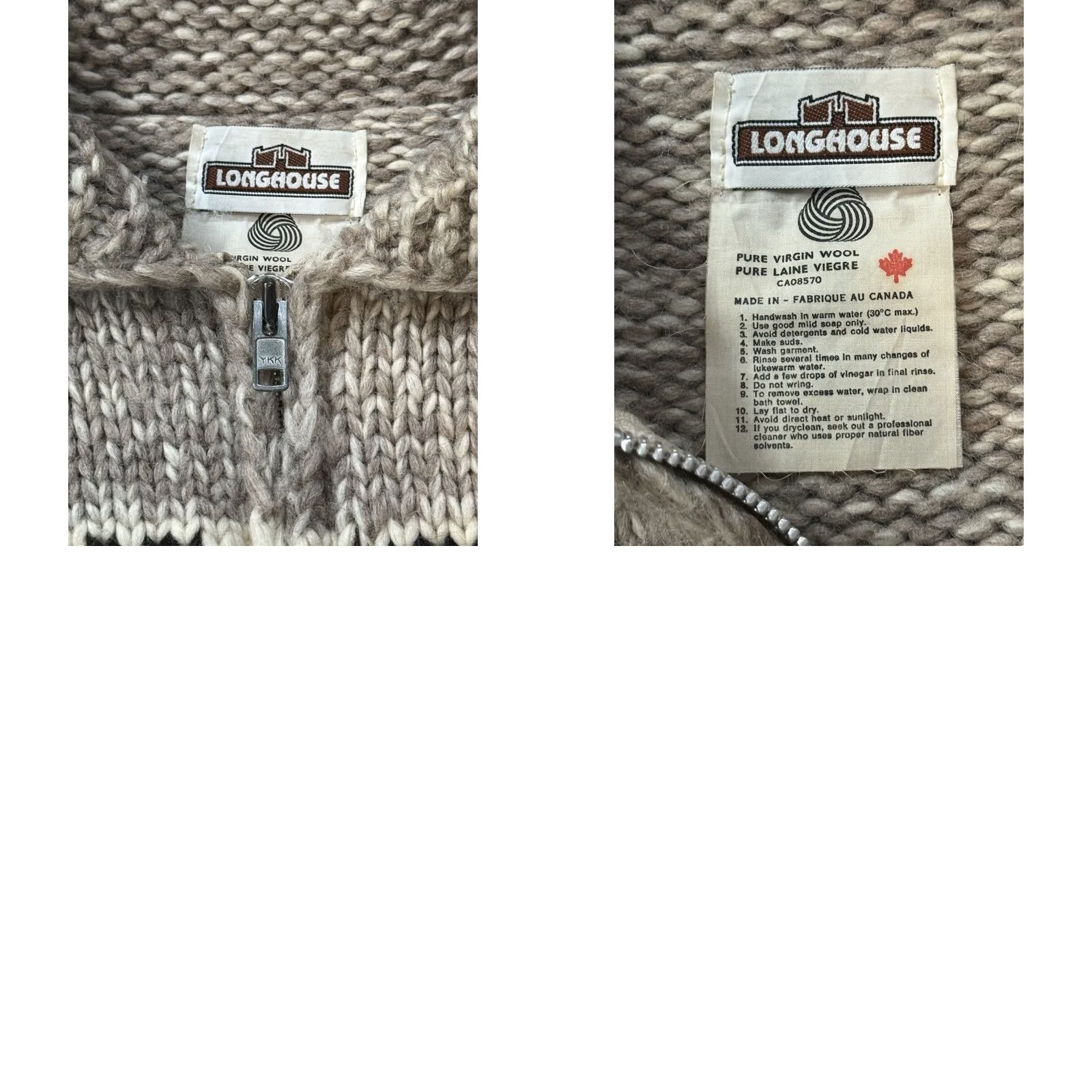 Vintage VINTAGE Longhouse Sweater Cowichan Thunderbird Large Canada Big Lebowski Mens Size US L / EU 52-54 / 3 - 8 Thumbnail