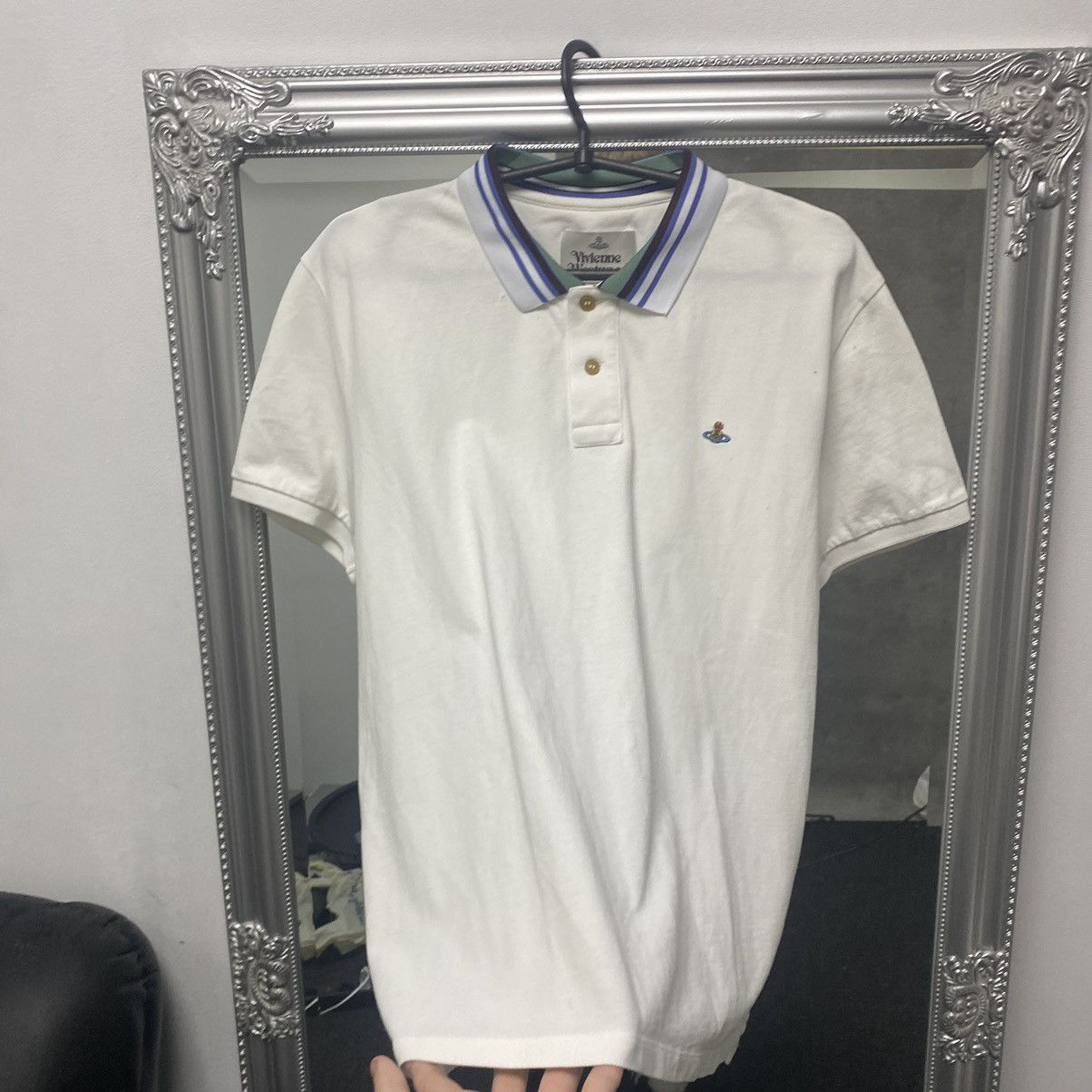 Vivienne Westwood Vivienne Westwood Polo Shirt small Logo Size US XL / EU 56 / 4 - 3 Thumbnail