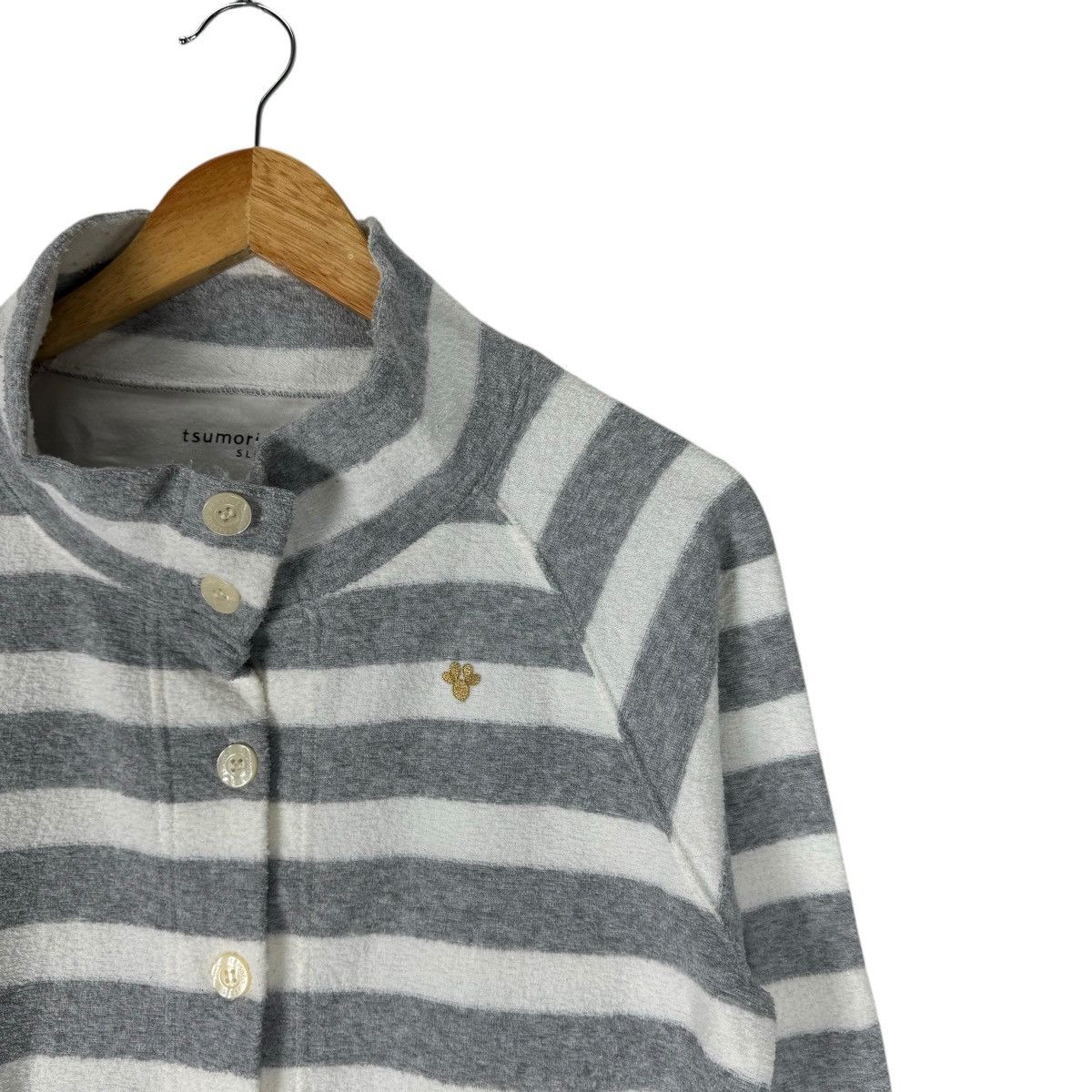 Issey Miyake ⚡️TSUMORI CHISATO SLEEP IS STRIPPED SWEATER Size L / US 10 / IT 46 - 3 Thumbnail
