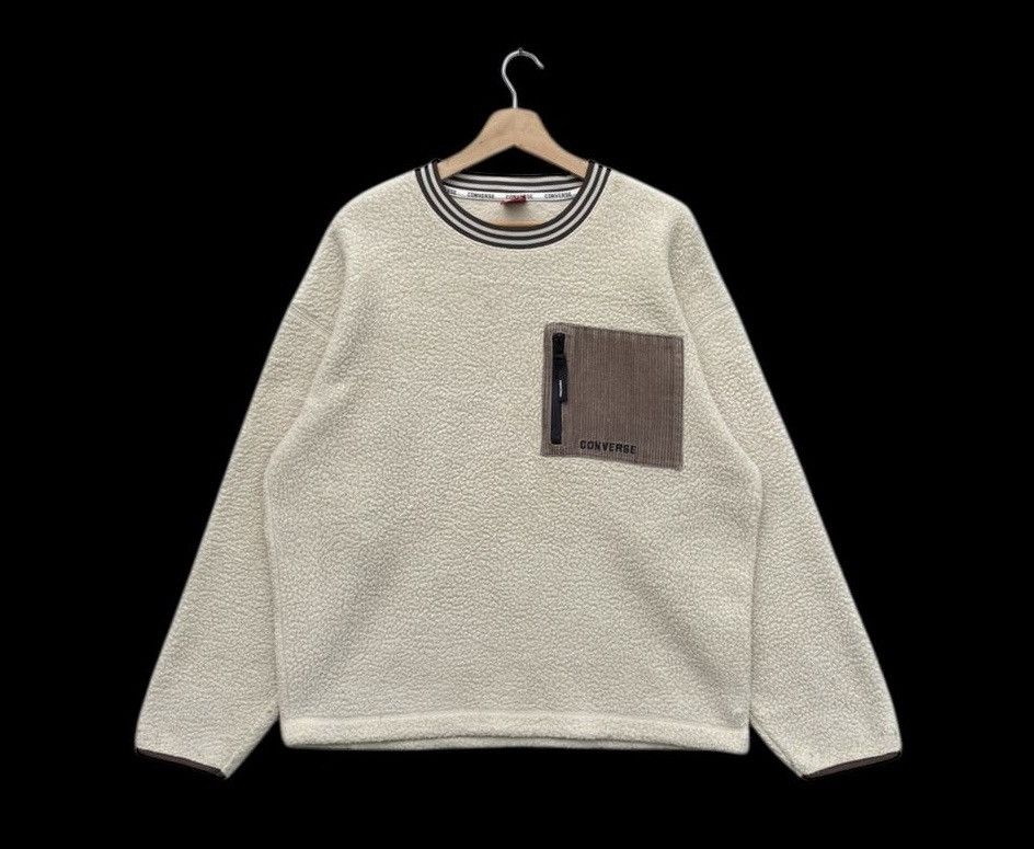Converse 🔥Accept Binding Offer🔥 Converse Fleece Sweatshirt Size US M / EU 48-50 / 2 - 1 Thumbnail