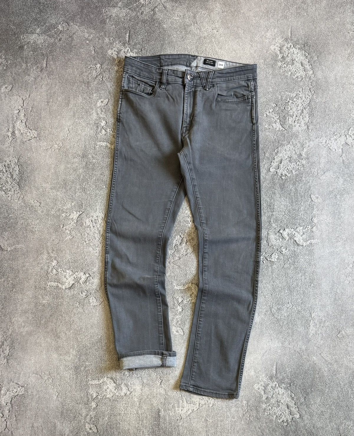 Volcom Volcom 32/30 Solver modern form denim pants trousers jeans 👖 Size US 34 / EU 50 - 7 Thumbnail