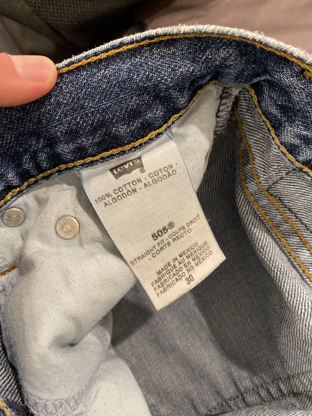 Levi's Levi’s 505 Straight Fit Jean Shorts Size US 30 / EU 46 - 5 Thumbnail