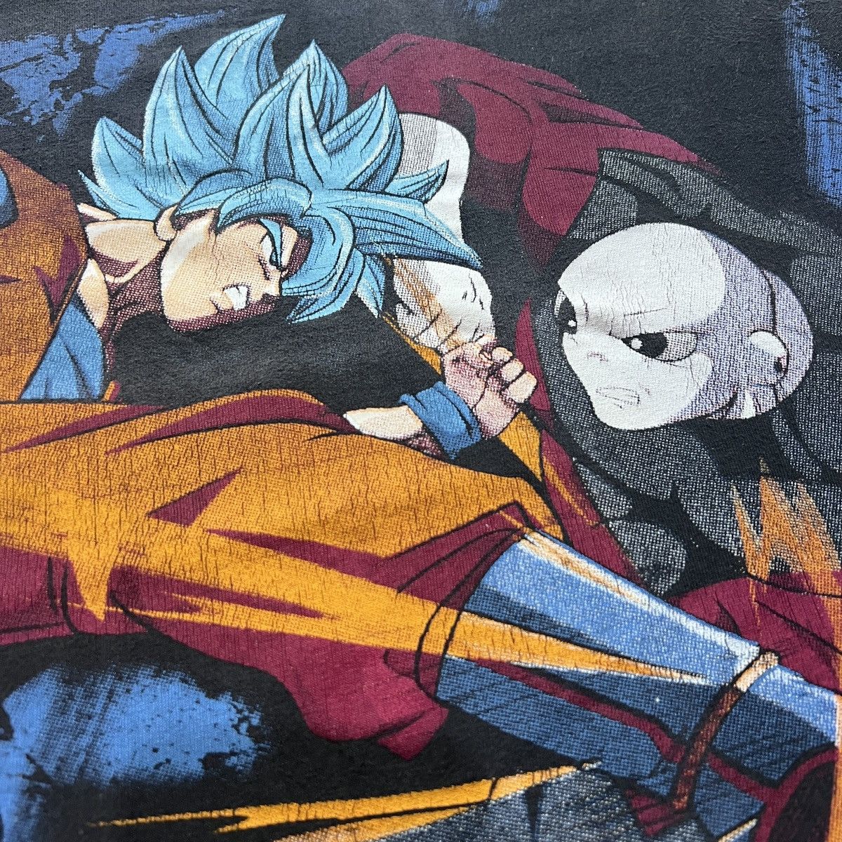 Anime Dragon Ball Z Super T-Shirt Goku vs jiren Anime Faded Size US L / EU 52-54 / 3 - 3 Thumbnail