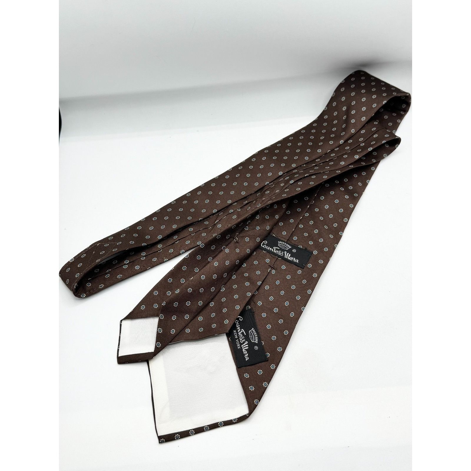 Countess Mara Vintage Countess Mara pink stripe tie necktie Size ONE SIZE - 4 Thumbnail