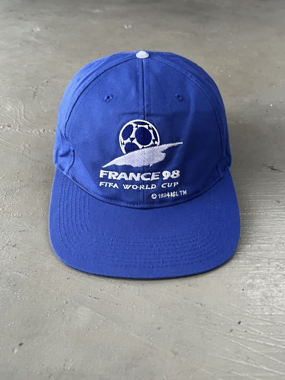Vintage Vintage 1998 France World Cup Hat Japan Team Size ONE SIZE - 2 Thumbnail