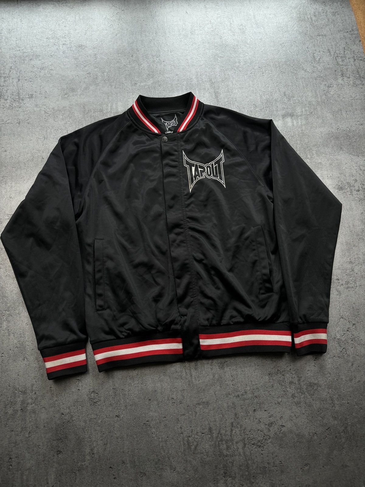 Tapout × Vintage Tapout Boxing Bomber Black light jacket logo vintage rap y2k Size US M / EU 48-50 / 2 - 4 Thumbnail