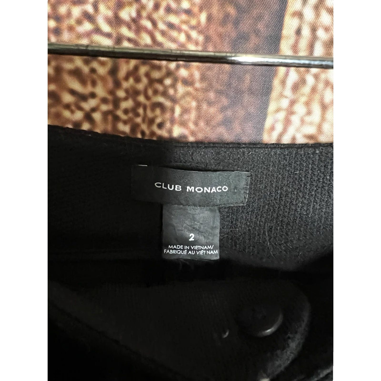 Club Monaco Club Monaco Womens Dress Pants Black Size 2 Size 26" / US 2 / IT 38 - 3 Thumbnail