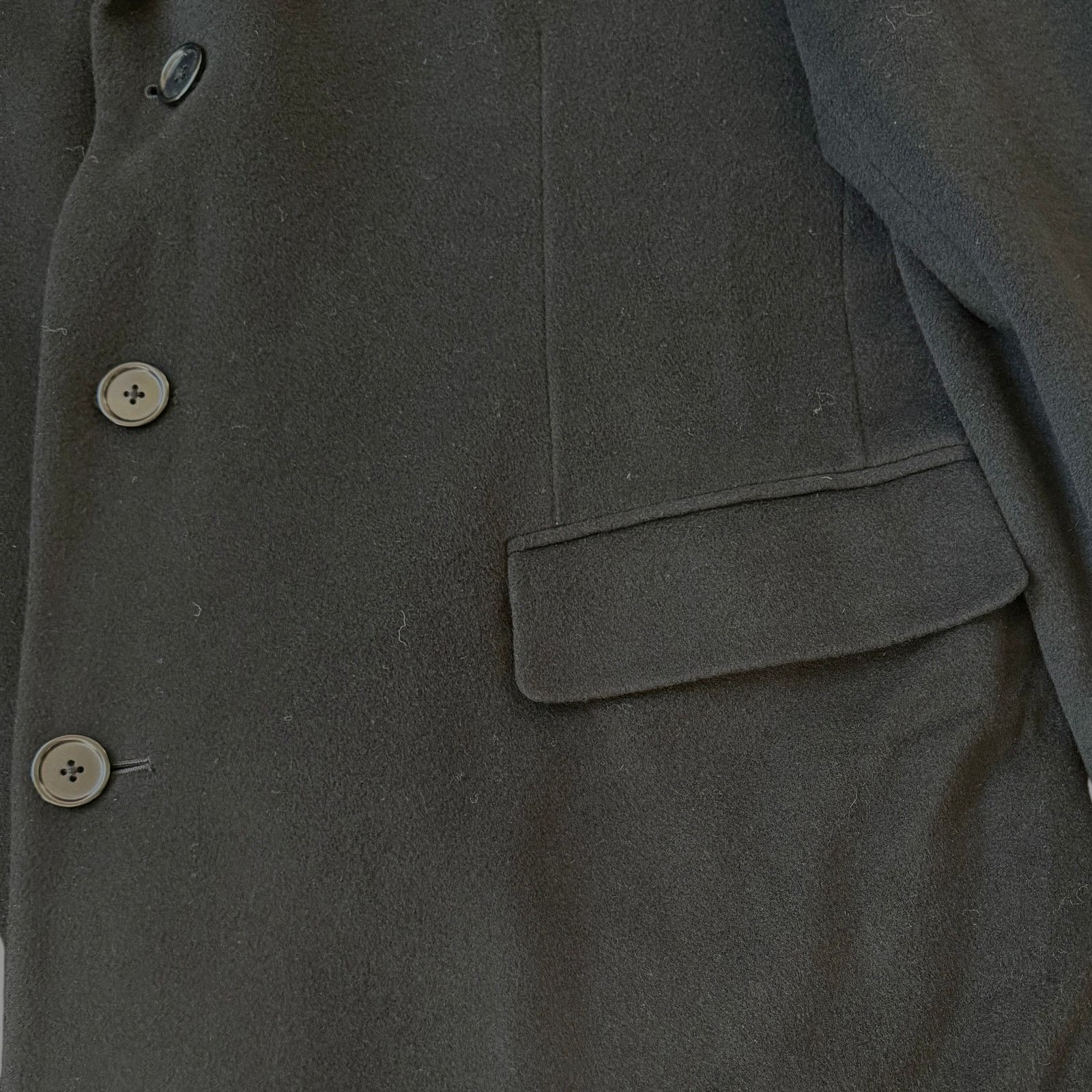 John Varvatos John Varvatos Star USA Cashmere Topcoat Black 44R Size US S / EU 44-46 / 1 - 8 Thumbnail