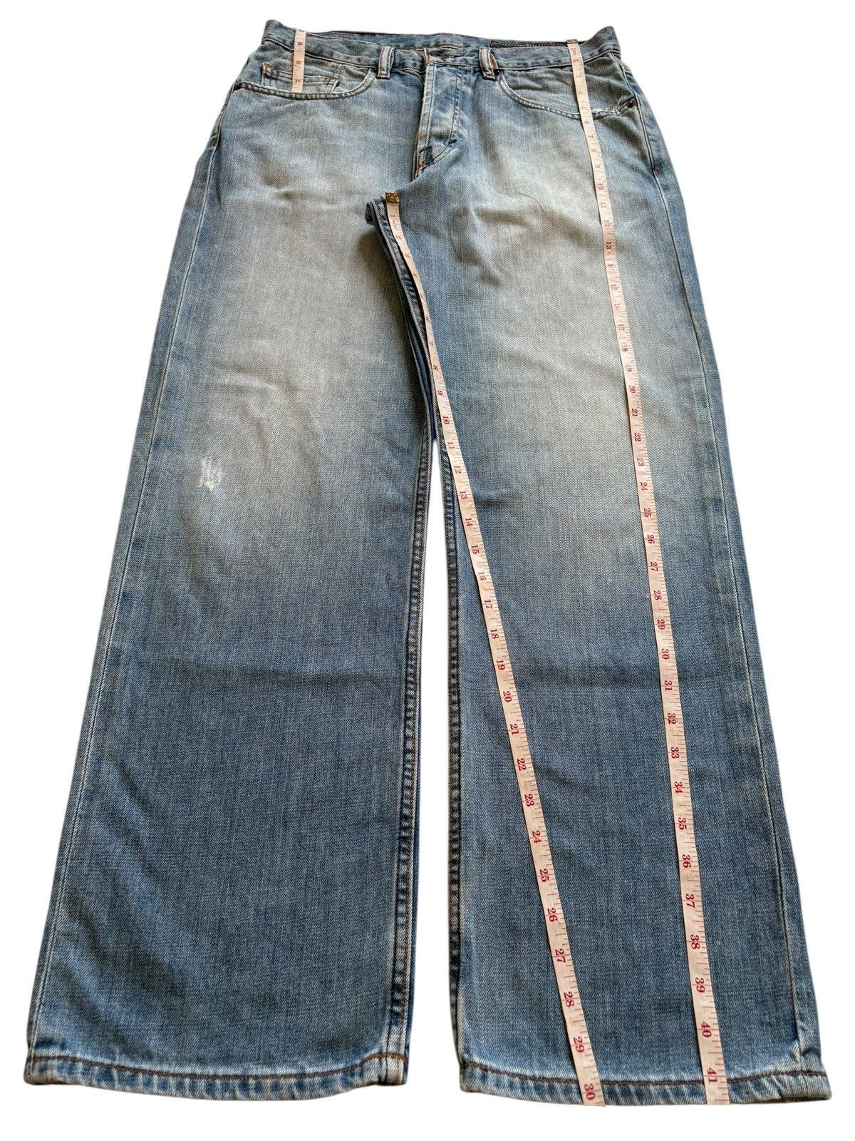 Volcom Vintage Volcom Button Fly Faded Wash Loose Baggy Jeans Size US 31 - 13 Thumbnail