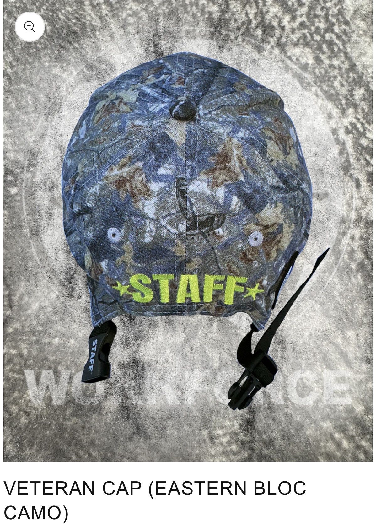 G59 Records × STAFF WORKFORCE STAFFWORKFORCE Veteran Cap Camo Size ONE SIZE - 2 Thumbnail