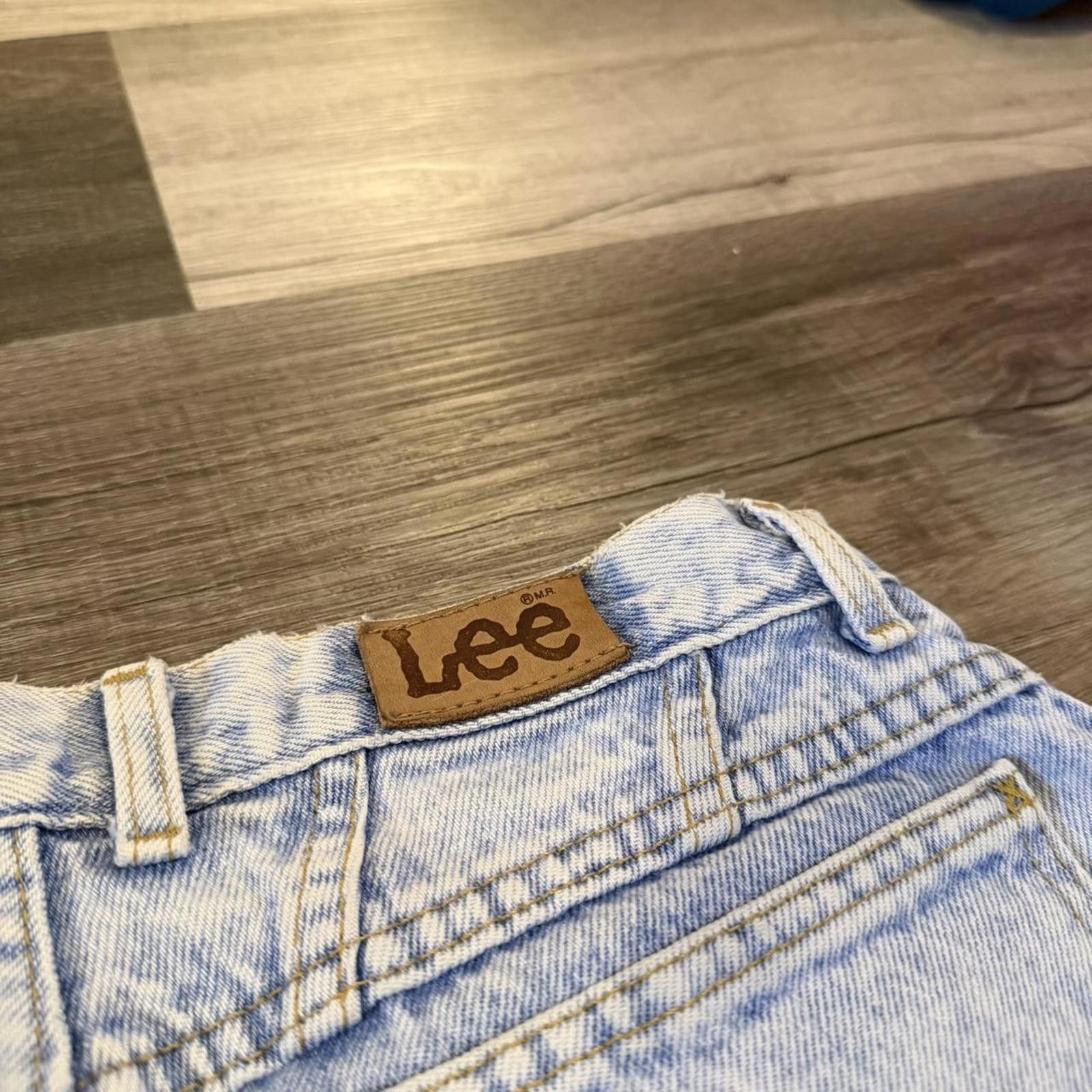 Lee vintage Lee riders light washed jeans 80s/90s USA 14 30x30 Size 30" / US 8 / IT 44 - 7 Thumbnail