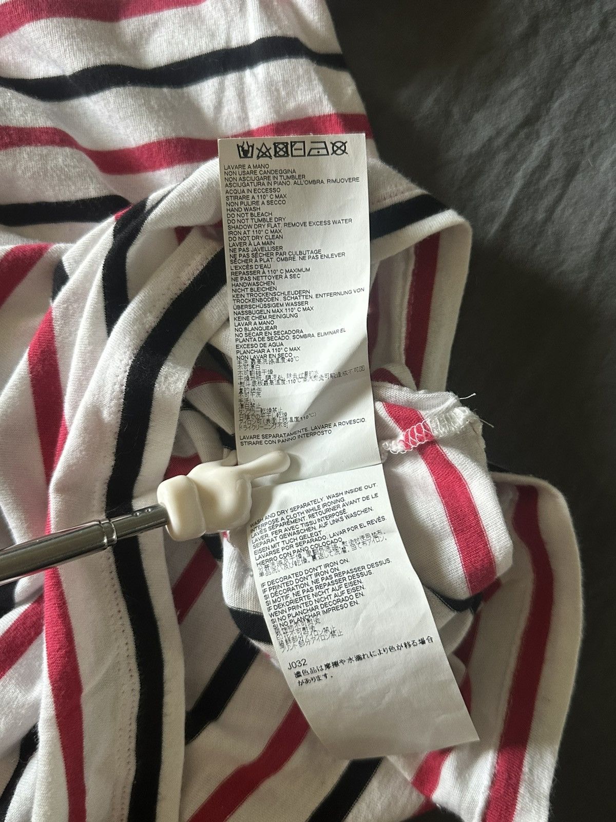 Maison Margiela maison margiela 10 striped t-shirt Size US S / EU 44-46 / 1 - 6 Thumbnail