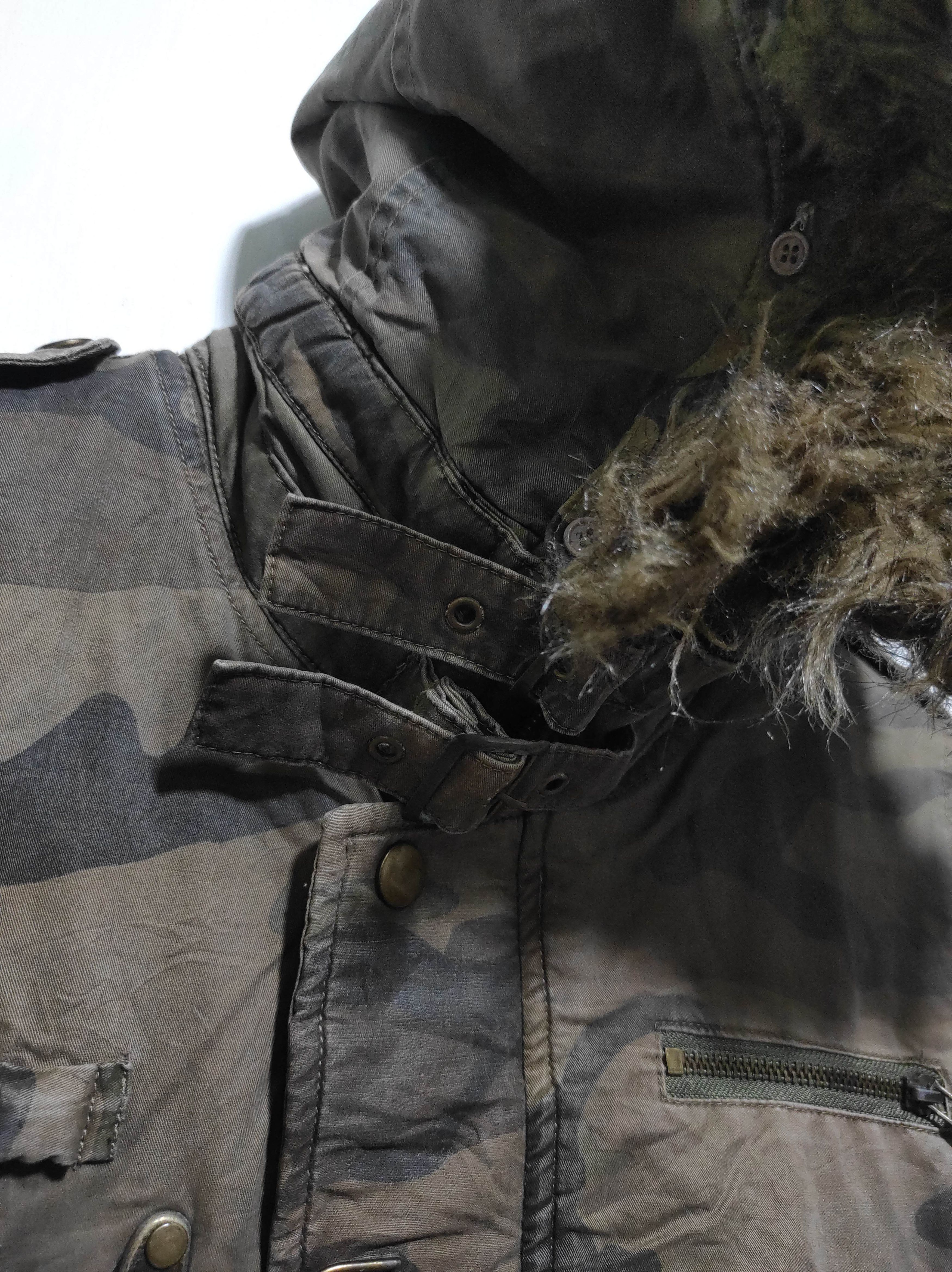 Hysteric Glamour XAJA Camo Parka Fur Hoodie Jacket Ifsixwasnine Lgb Style Size US M / EU 48-50 / 2 - 7 Thumbnail