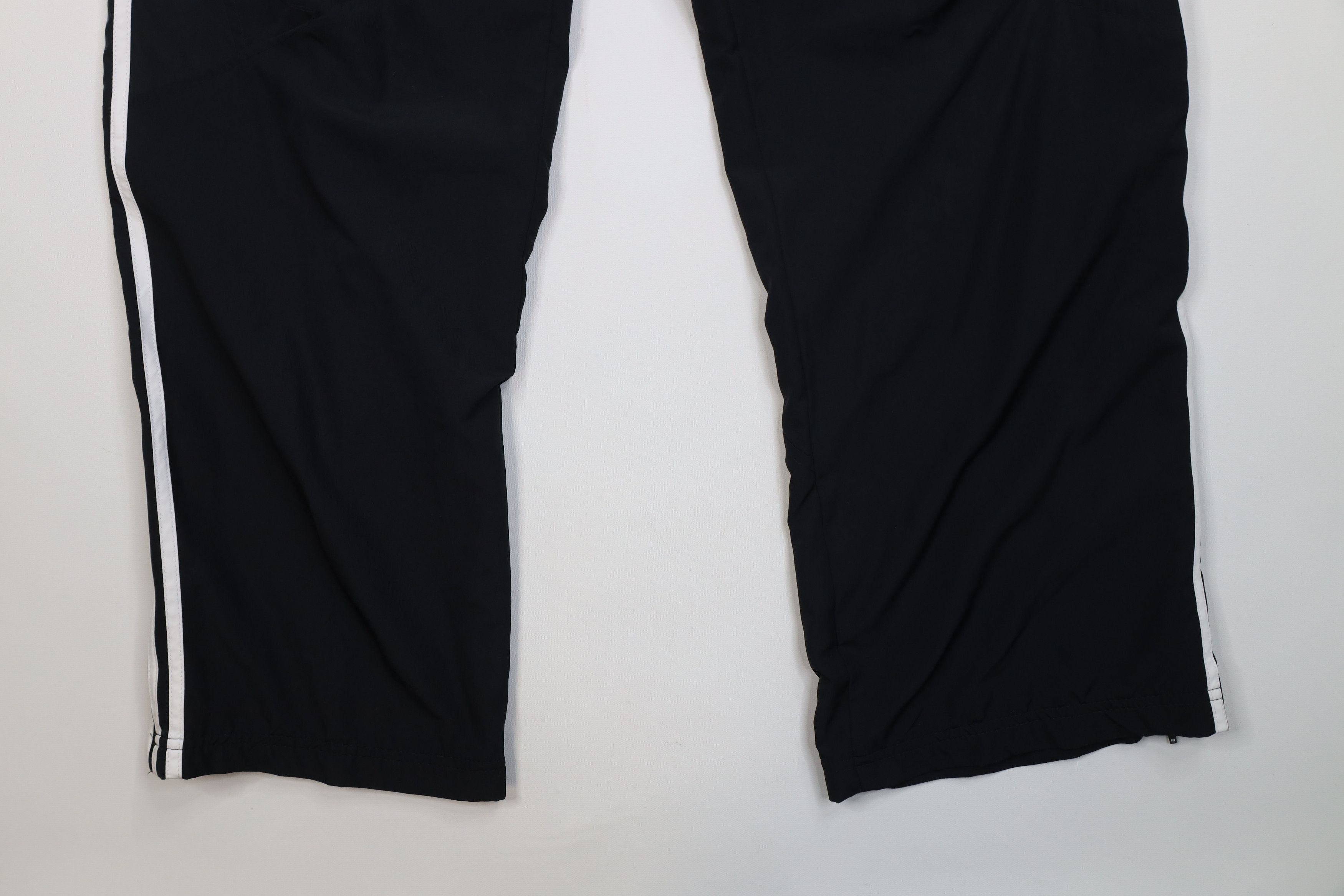 Adidas Vintage 90s Y2K Adidas Wide Leg Windbreaker Pants Black Size US 38 / EU 54 - 4 Thumbnail