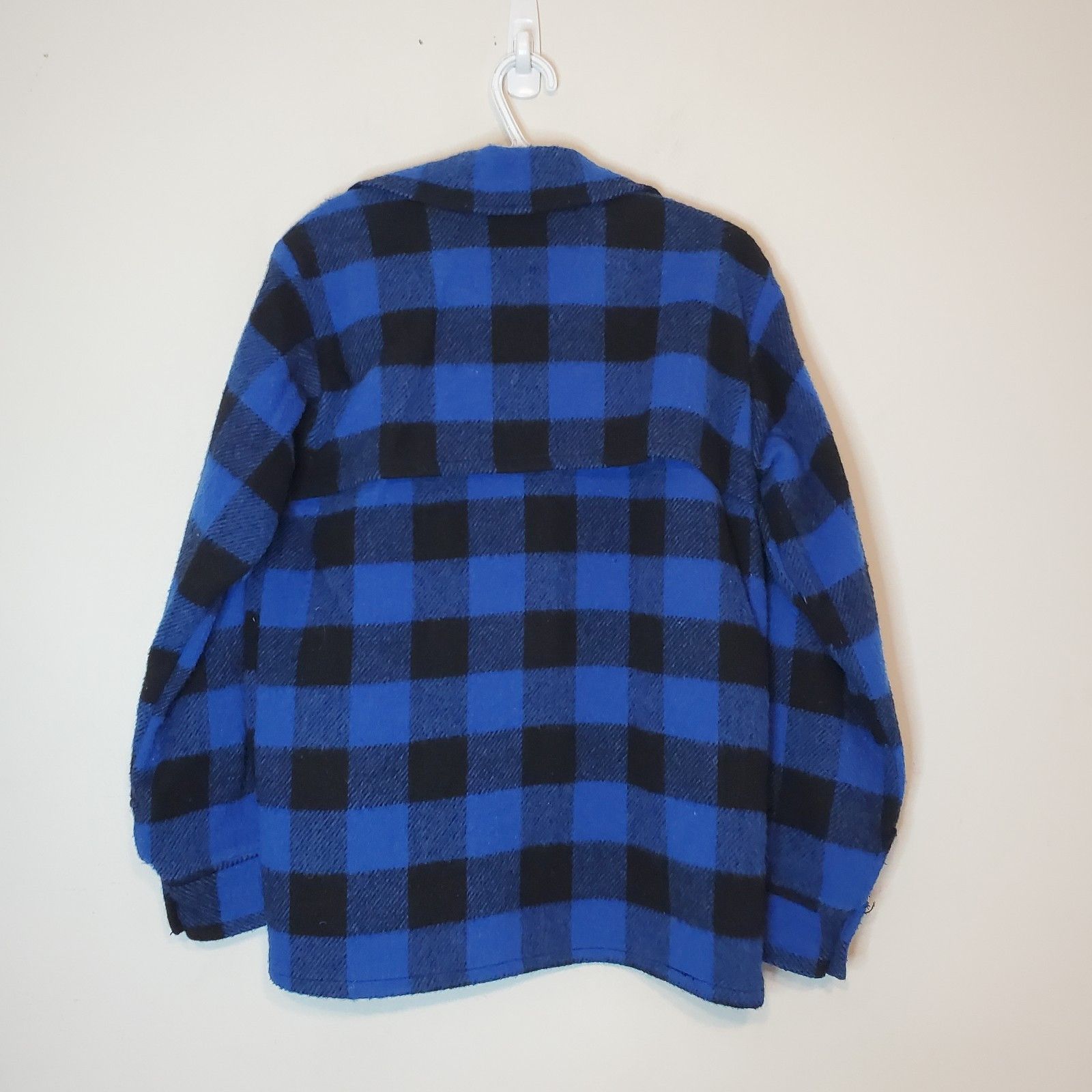 Vintage Vintage 80s Thermo King Wool Plaid Shacket Blue Size S Size US S / EU 44-46 / 1 - 2 Thumbnail