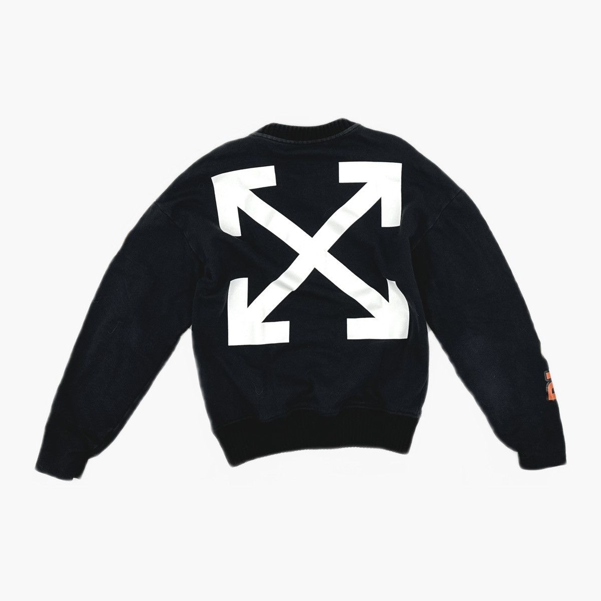 Moncler × Off-White Moncler x Off-White Black Swan Crew Sweatshirt Size US S / EU 44-46 / 1 - 2 Thumbnail