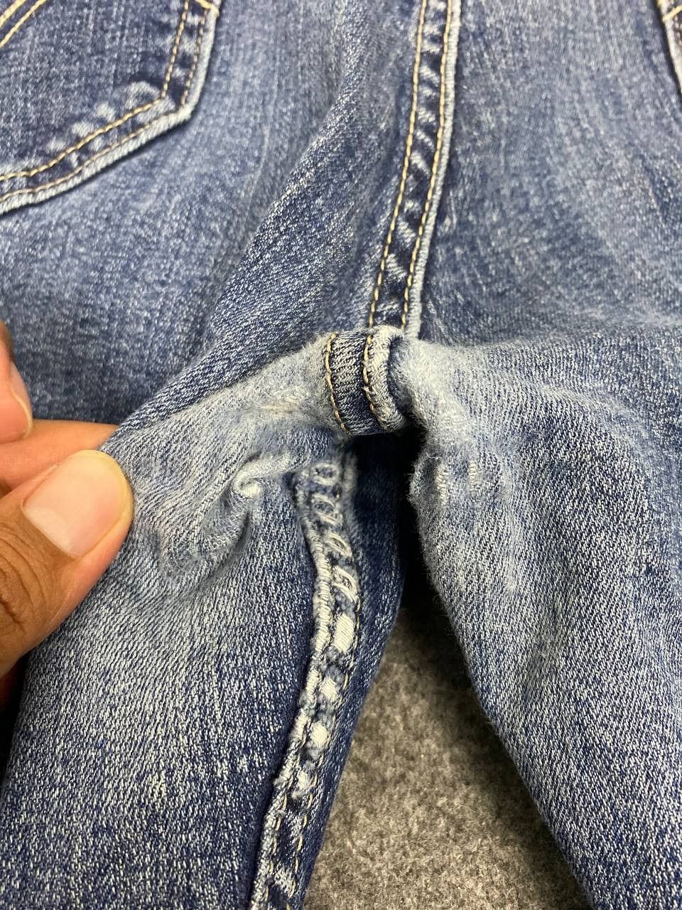 Levi's vintage levis 518 superlow bootcut flare denim Size 37" - 4 Thumbnail