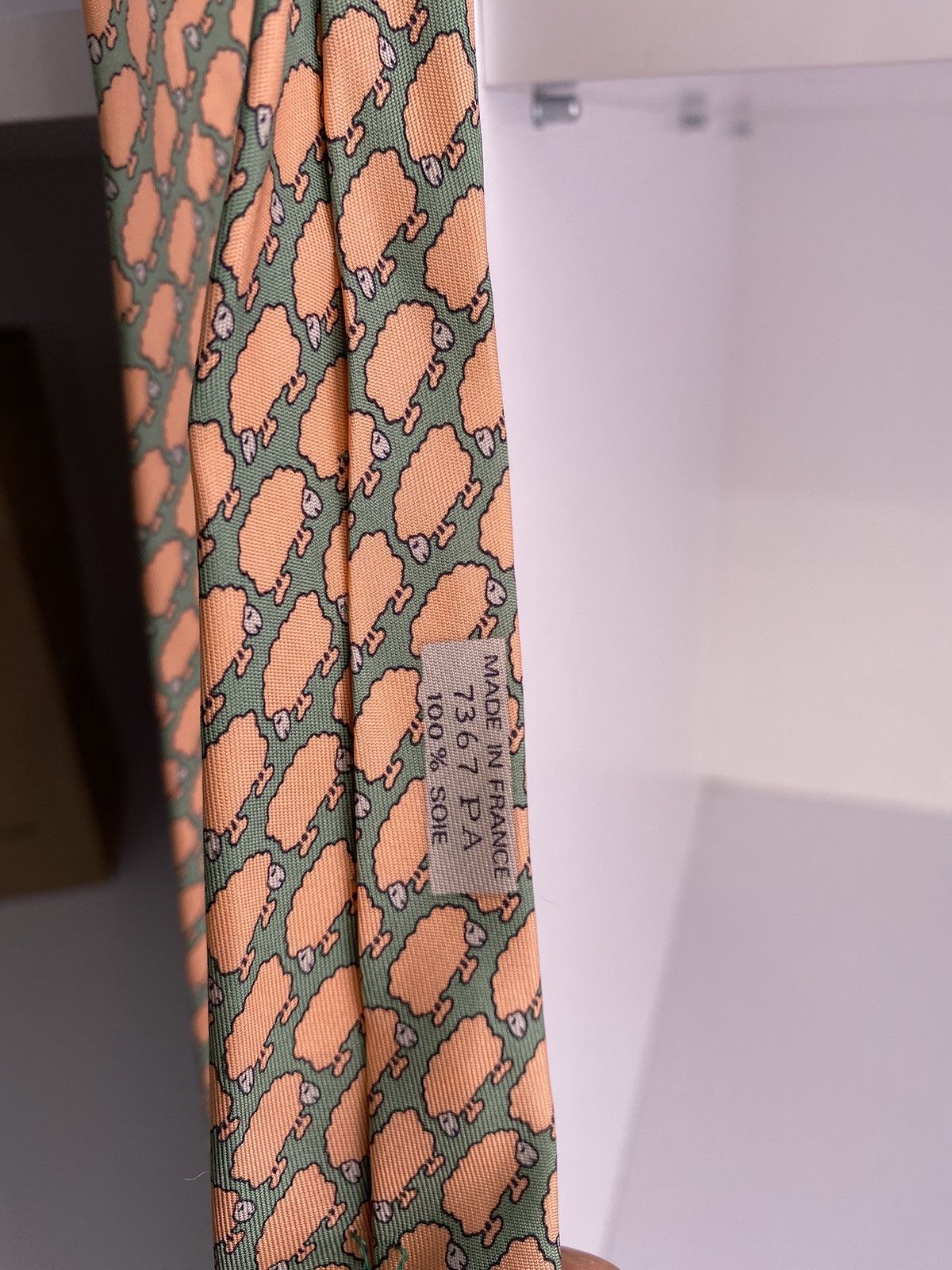 Hermes × Vintage Vintage Hermes Tie Size ONE SIZE - 6 Thumbnail