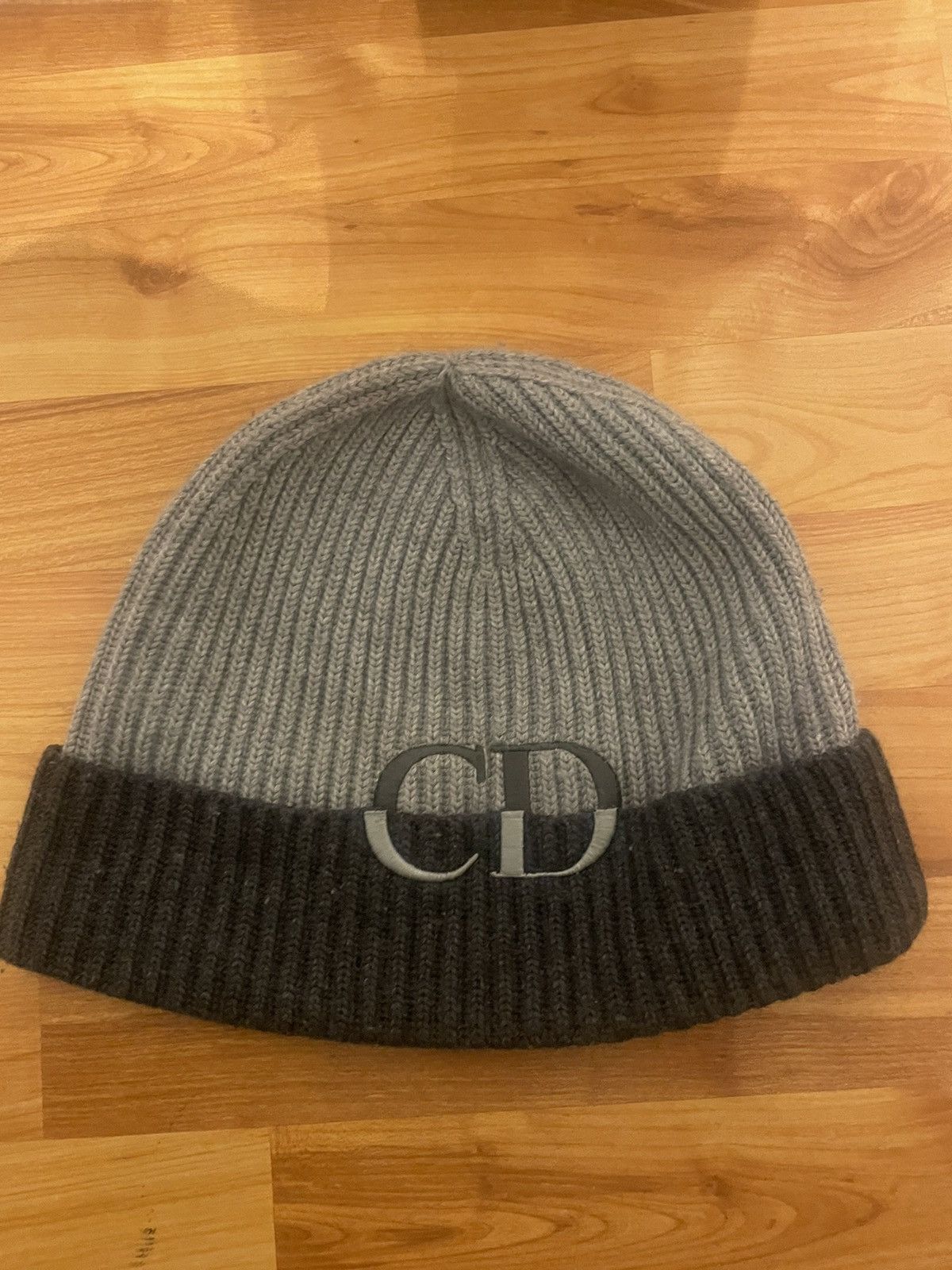 Dior Christian Knit Cap Christian Dior Knit Beanie Hat - Blue Hats, Accessories  main image 4