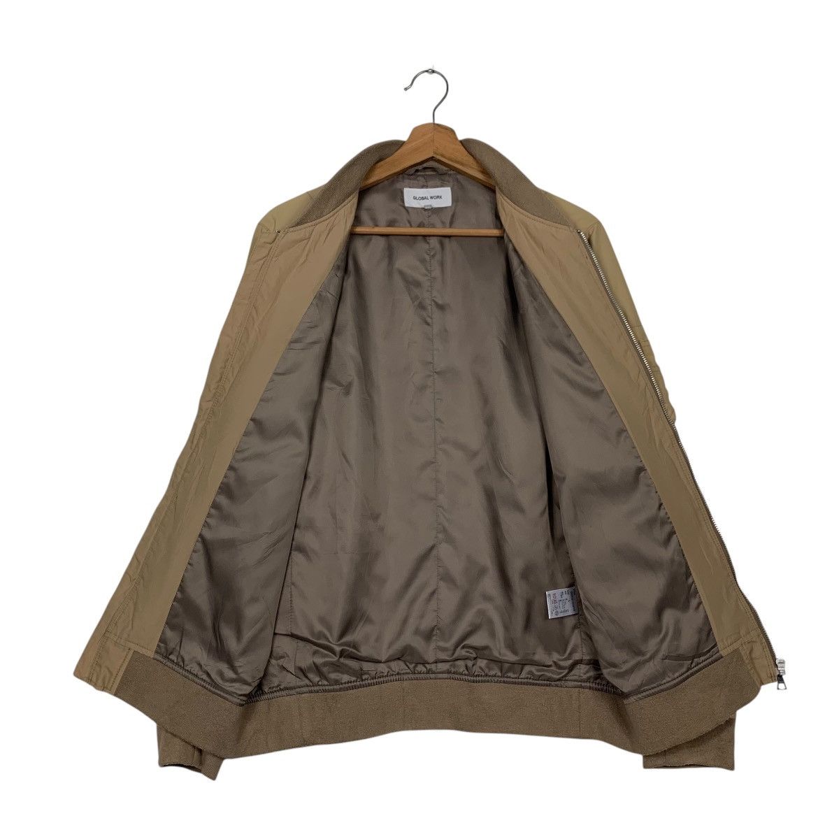 Global Work GLOBAL WORK Casual Bomber Jacket #2444-C109 Size US L / EU 52-54 / 3 - 11 Thumbnail