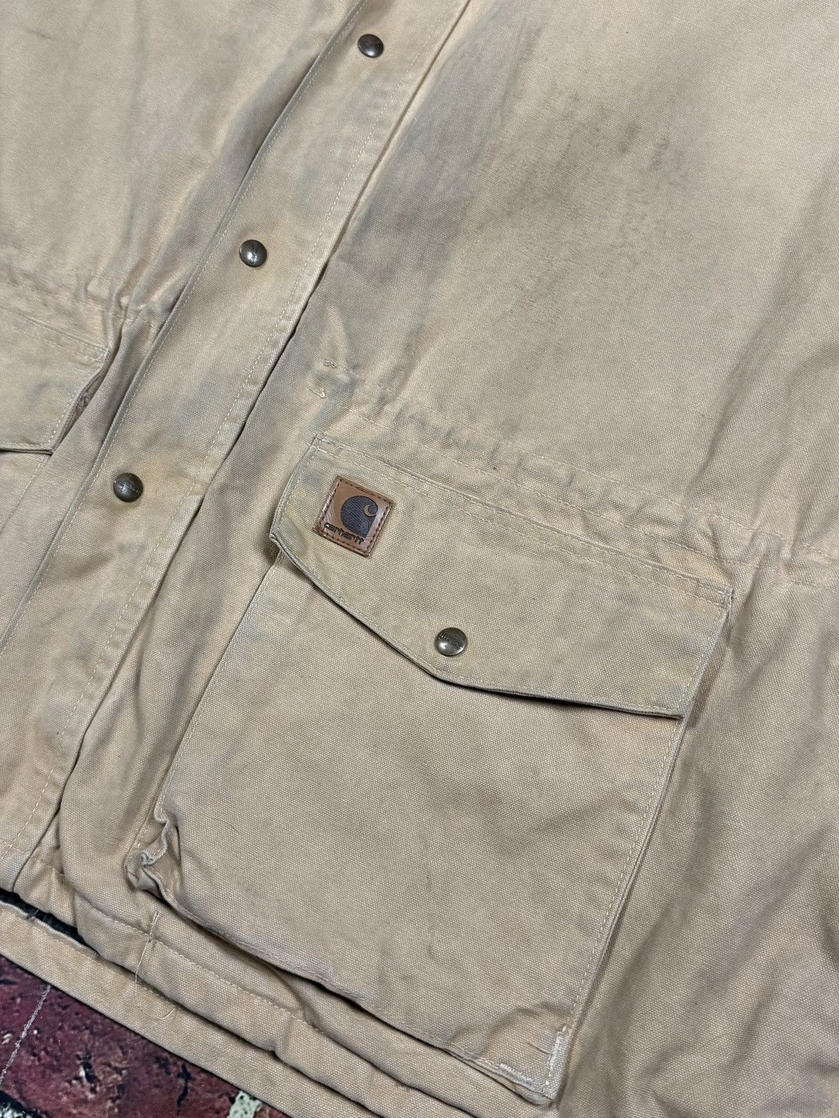 Carhartt Vintage Carhartt C52 4XL Ranch Blanket Lined Chore Jacket Size US XXL / EU 58 / 5 - 12 Thumbnail
