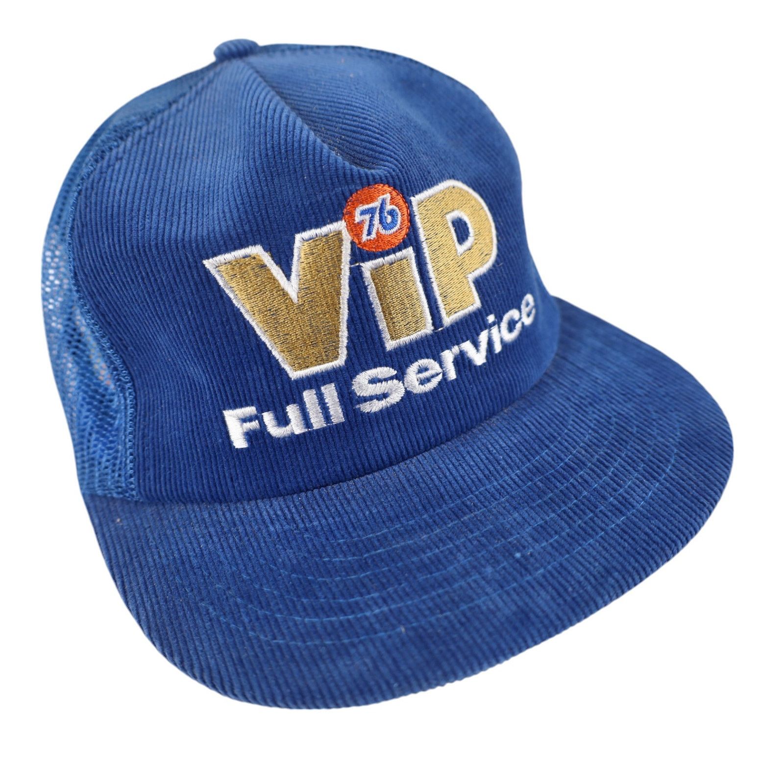 Vintage Vintage 76 Gas Station VIP Spellout Corduroy Snapback Hat Size ONE SIZE - 2 Thumbnail