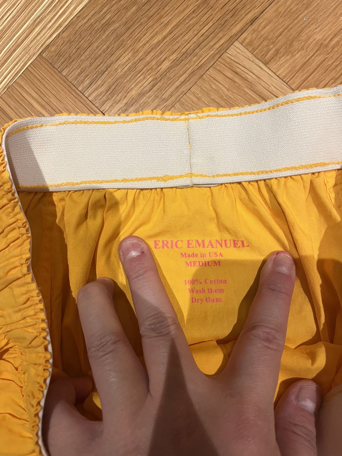 Eric Emanuel EE Yellow Pink House Shorts Size US 32 / EU 48 - 4 Thumbnail