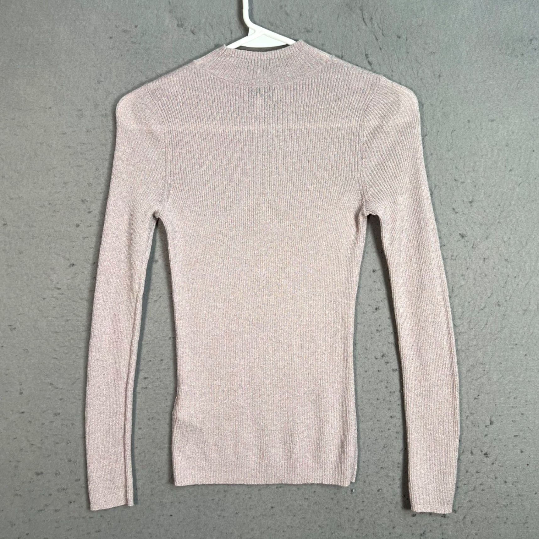 & Other Stories & Other Stories Atelier Womens Ribbed Knit Sweater Pink Small Adult Regular Size S Pullover Long Sleeve Vintage/Used Womens Sweater Size S / US 4 / IT 40 - 2 Thumbnail