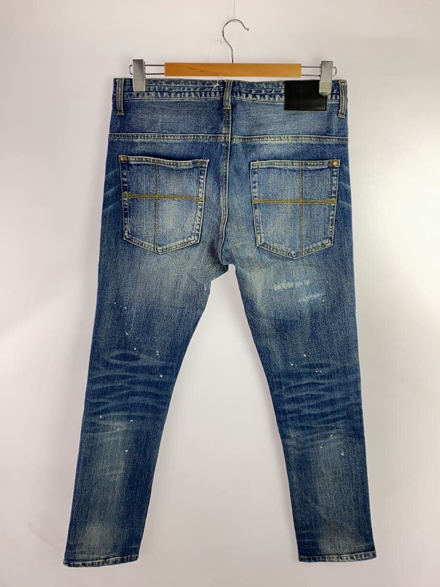 Number (N)ine Distressed Repair Denim Jeans Size US 32 / EU 48 - 2 Thumbnail