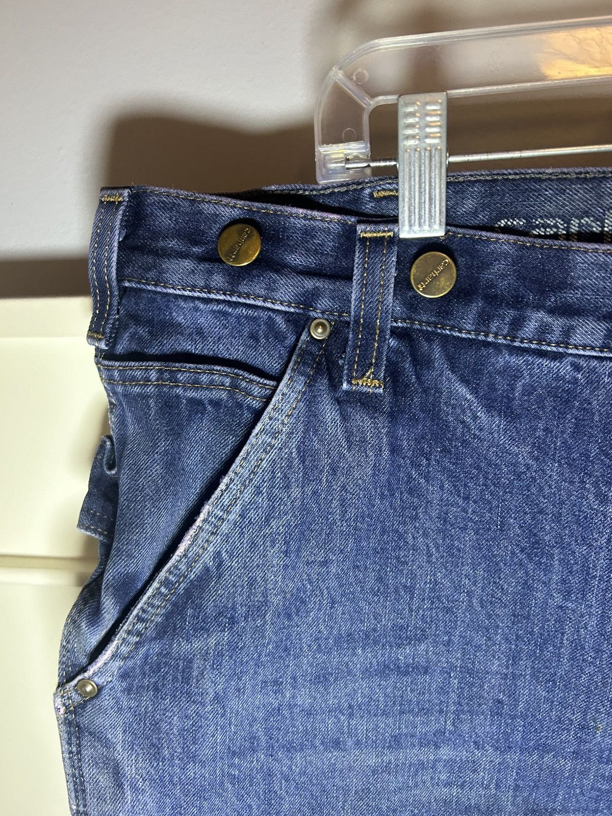 Carhartt × Vintage Carhartt Double Knee relaxed fit carpenter jeans Size US 42 / EU 58 - 10 Thumbnail