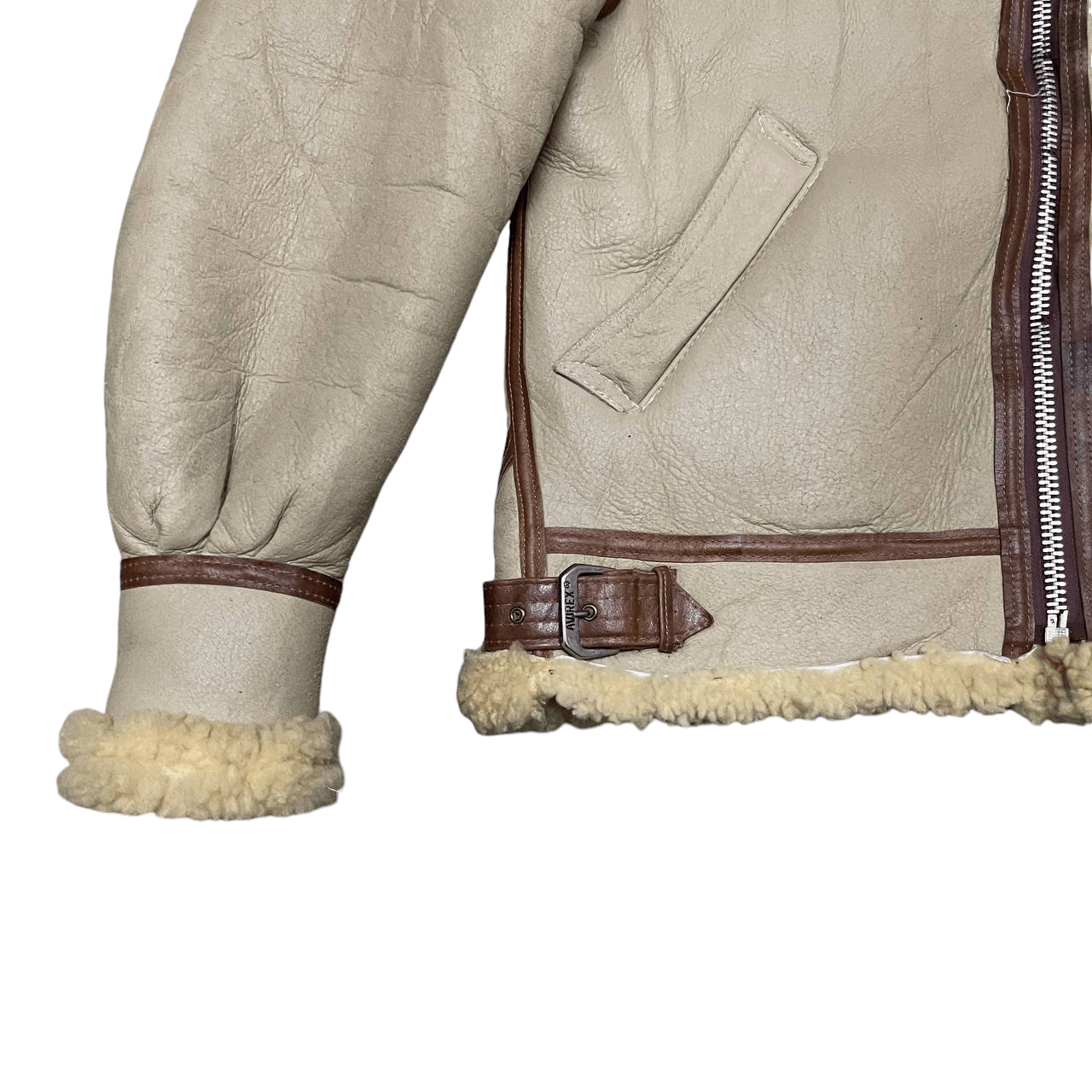 Avirex Vintage Avirex Sheepskin Coat Shearling Leather Jacket B3 Size US M / EU 48-50 / 2 - 3 Thumbnail