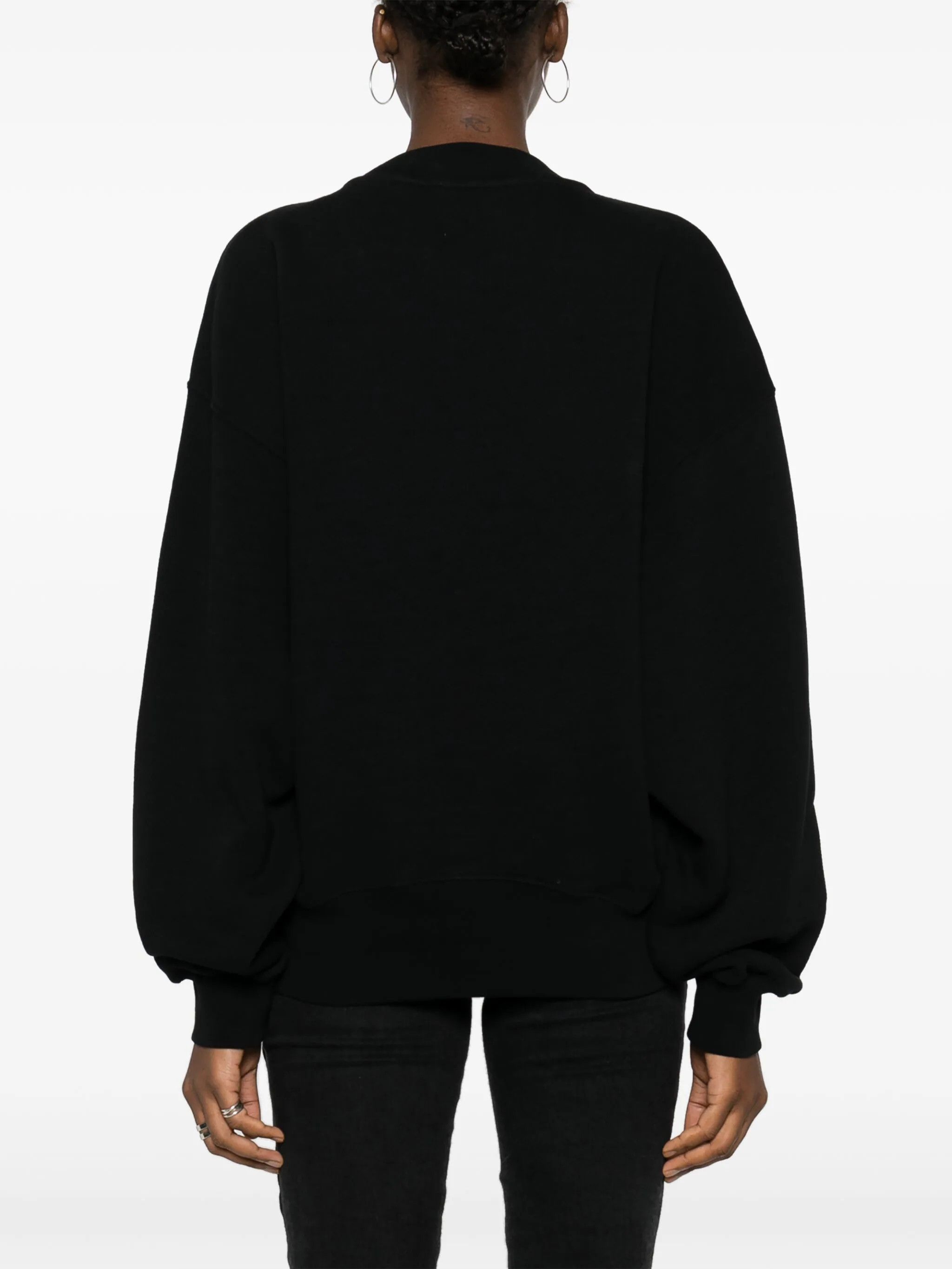 Off-White o1s22i1n0824 Cotton Sweatshirt in Black Size S / US 4 / IT 40 - 4 Thumbnail