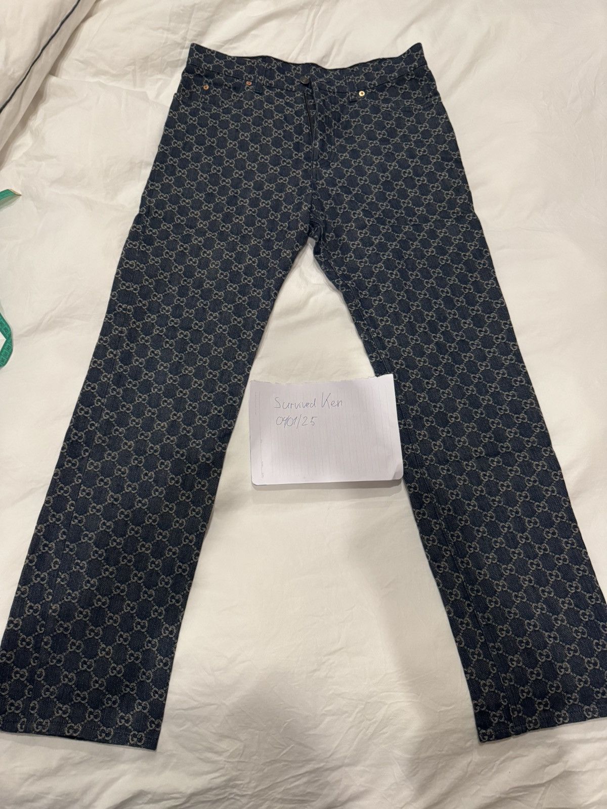 Gucci Eco Washed GG Denim Jeans | Grailed