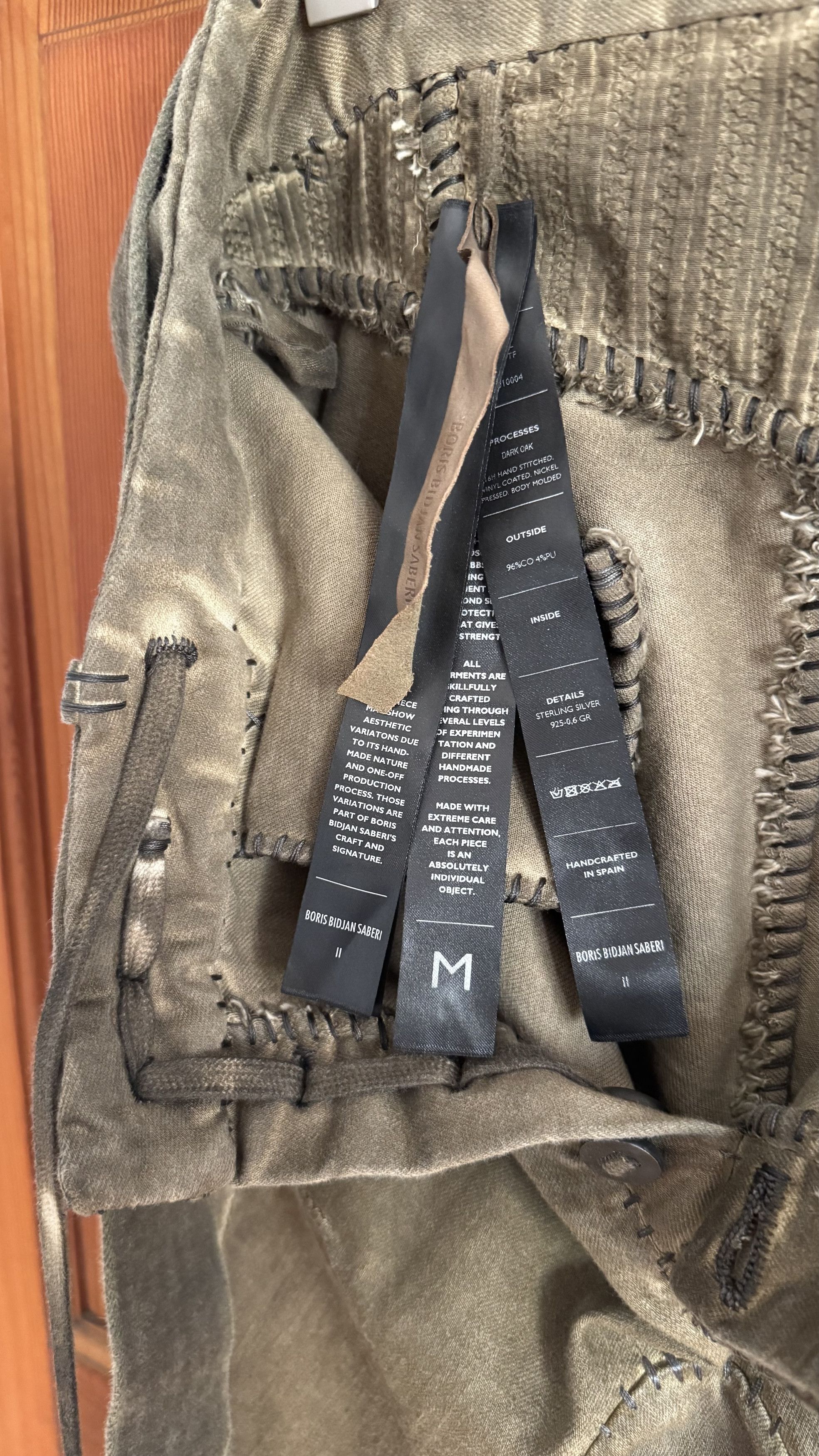 Boris Bidjan Saberi P13 HS Faded Oak 16-Hour Hand-Stitch Body Molded Size US 32 / EU 48 - 13 Thumbnail