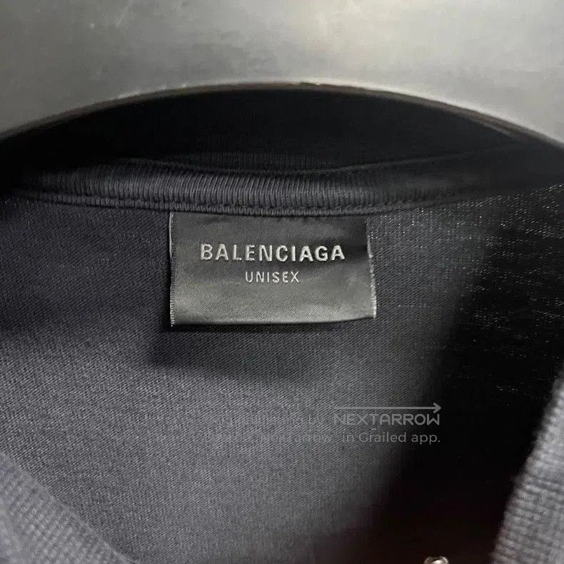 Balenciaga Balenciaga Black Logo Print Short Sleeve T-shirt. Size US XS / EU 42 / 0 - 3 Thumbnail