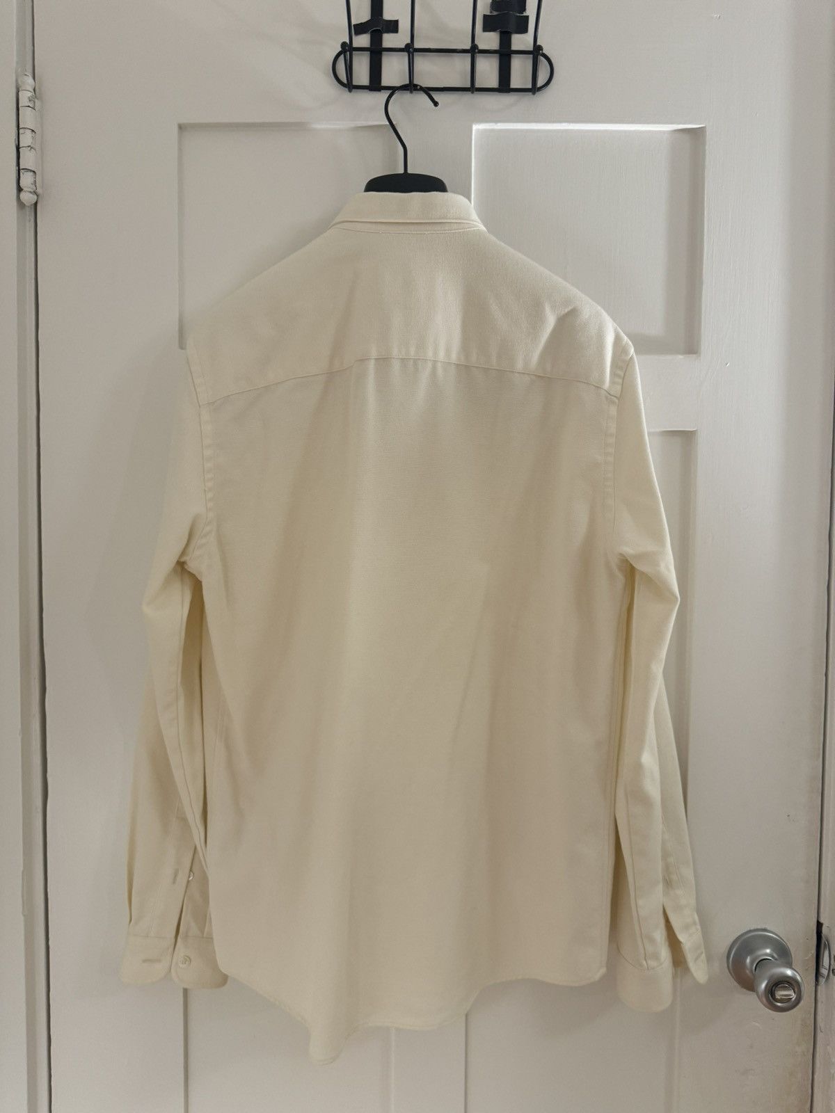 AMI Ami Off-White Logo Shirt Size US L / EU 52-54 / 3 - 4 Thumbnail