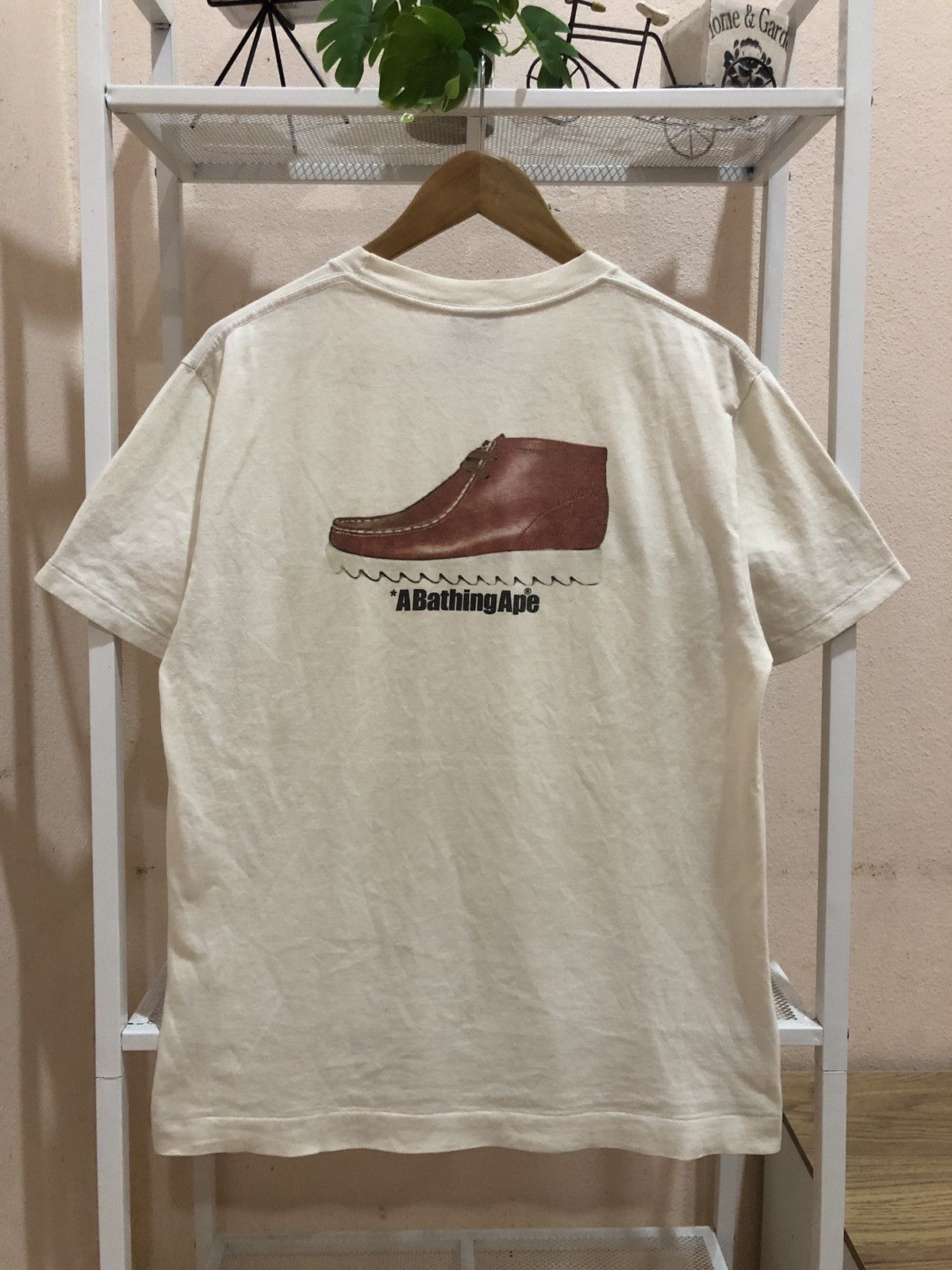 Bape × Nigo OG Vintage 2000’ A Bathing Ape Footwear Manhunt Tshirts Size US M / EU 48-50 / 2 - 2 Thumbnail
