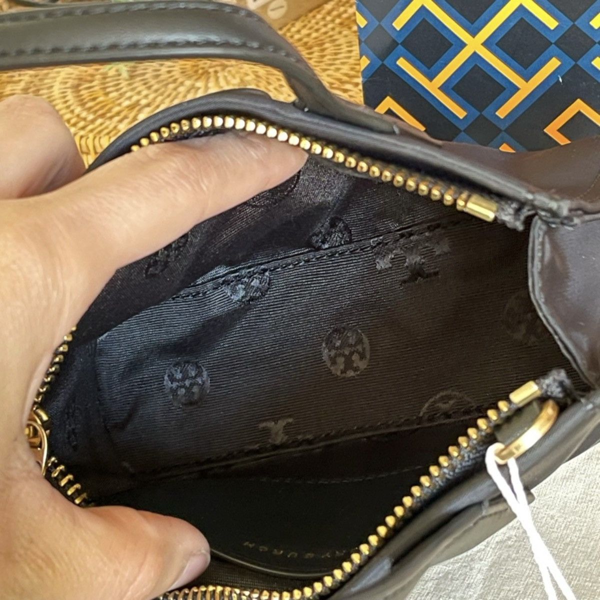 Tory Burch NWT , tory burch ella nylon mini tote crossbody in black Size ONE SIZE - 5 Thumbnail
