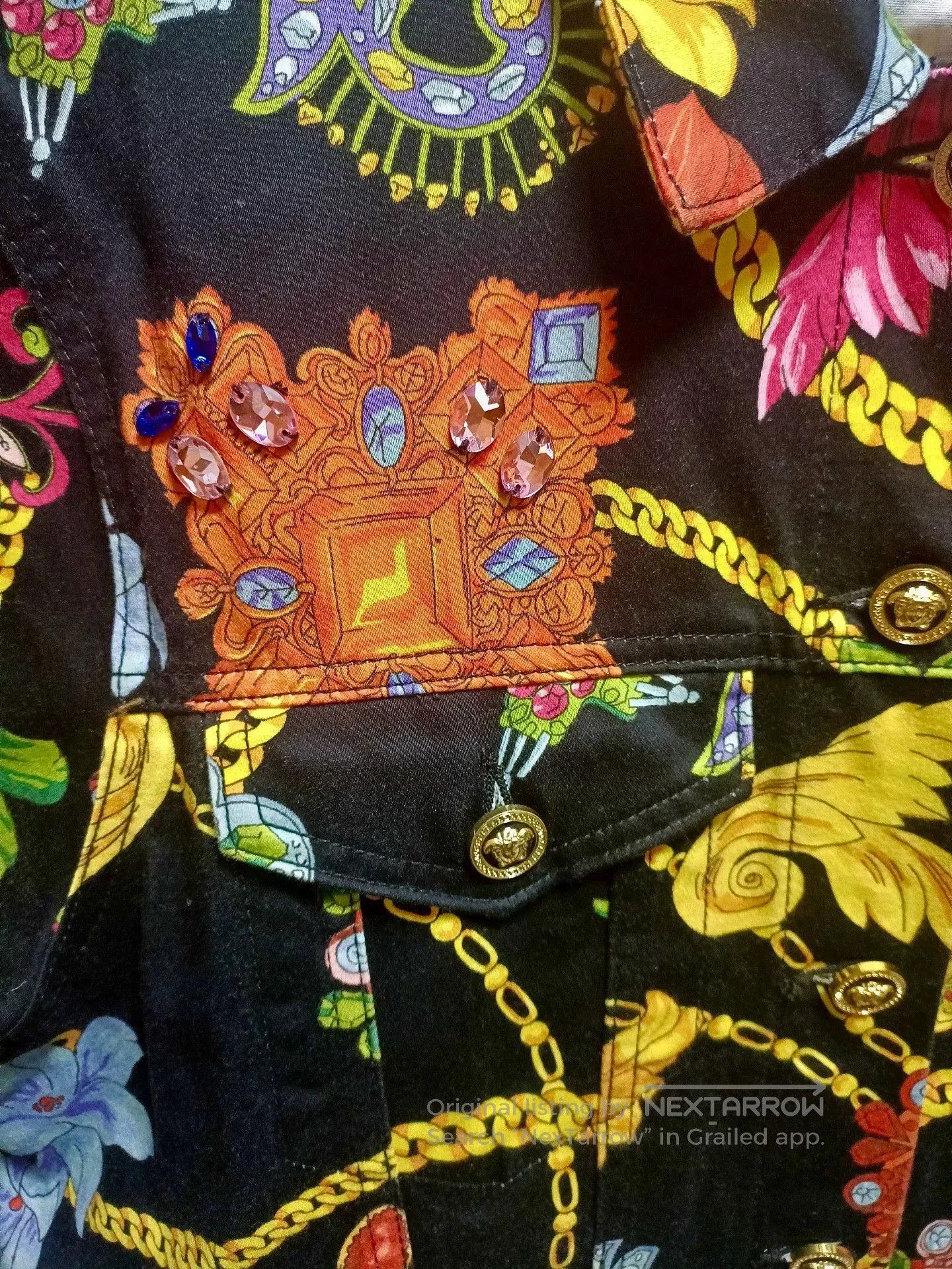 Versace Versace Men's Limited Denim Jacket. Size US XL / EU 56 / 4 - 4 Thumbnail