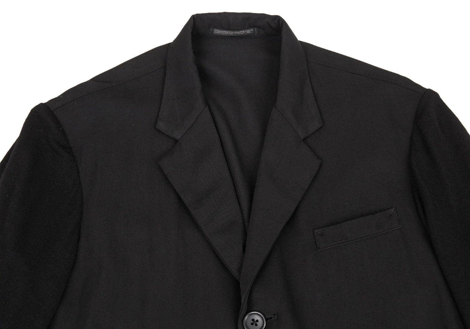 Yohji Yamamoto Yohji Yamamoto Dyed Knit 7-Sleeve Jacket Black 2 Size US M / EU 48-50 / 2 - 2 Thumbnail