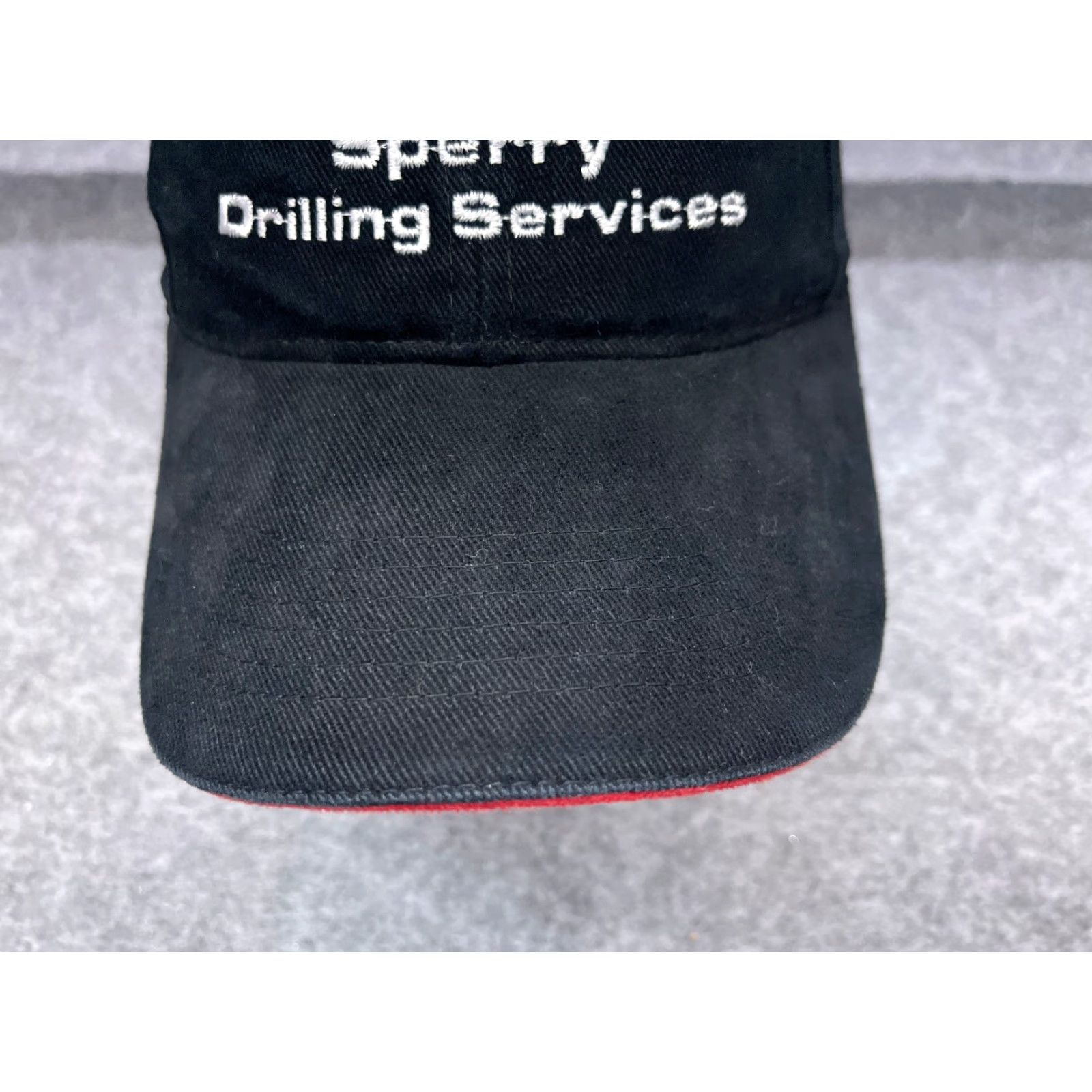 Sperry Sportsman Hat Cap Baseball Cap Adults One Size Black 100% Cotton Twill Adjustable Lightweight Cotton Men Outdoor Drilling Services Cap Size ONE SIZE - 3 Thumbnail
