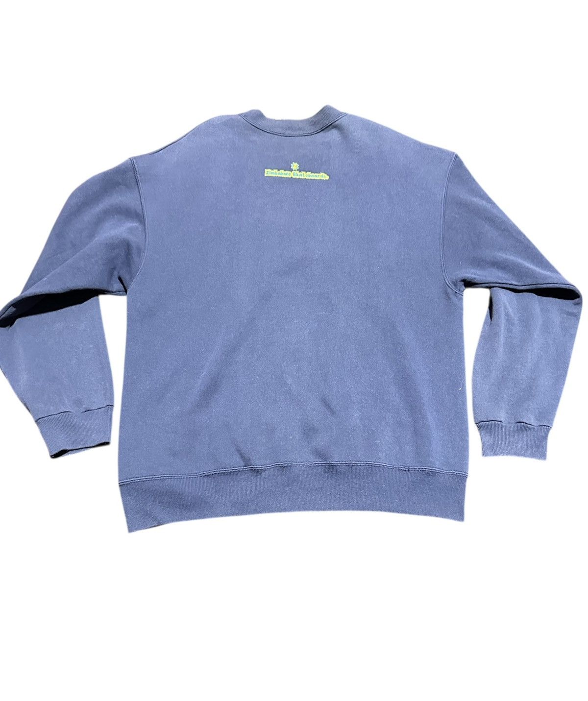 Vintage Vtg 90s Zimbabwe skateboard sweatshirt Size US L / EU 52-54 / 3 - 2 Thumbnail