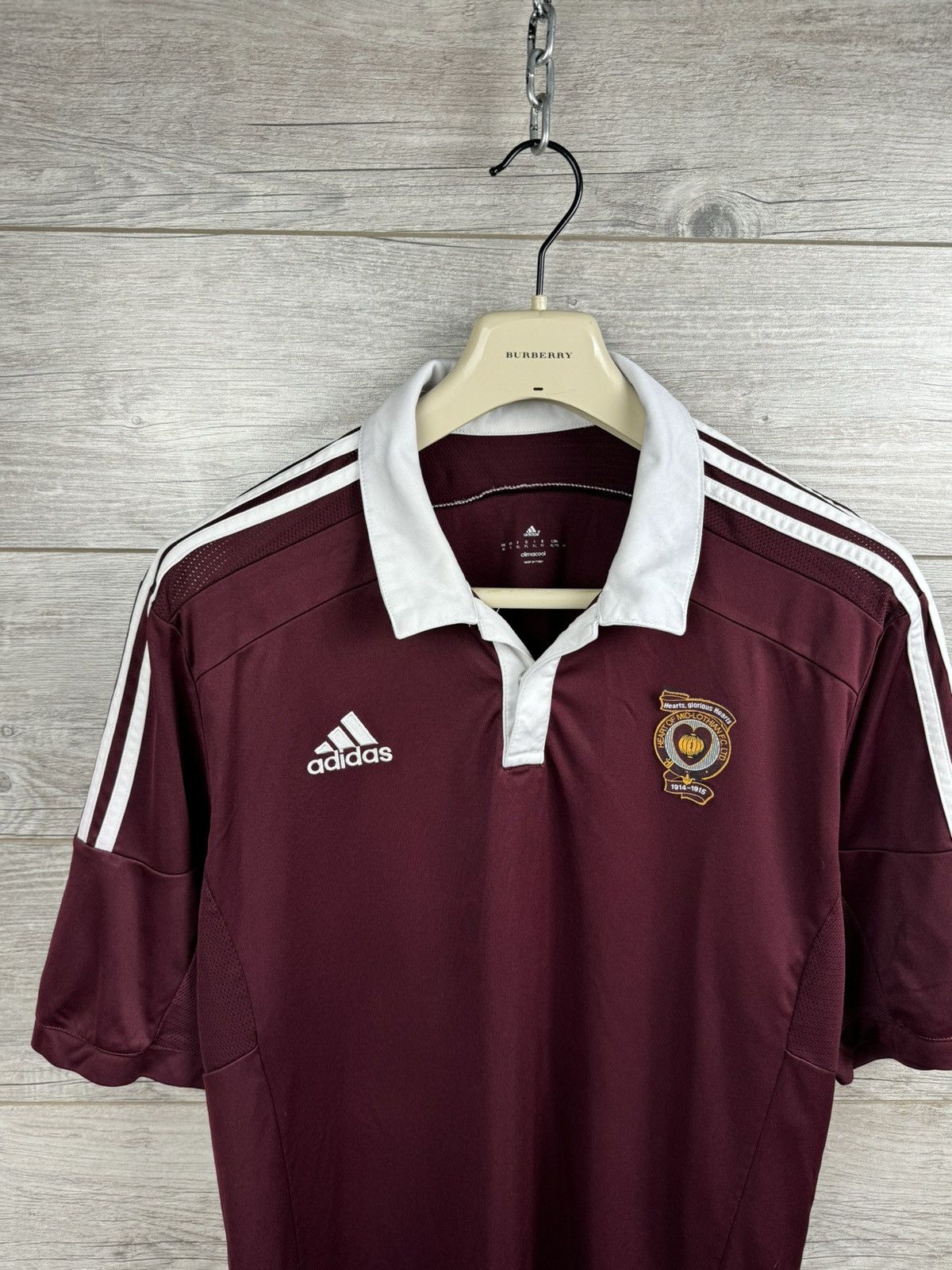 Adidas Adidas HEART OF MIDLOTHIAN 2014 2015 SHIRT SOCCER JERSEY Size US XL / EU 56 / 4 - 4 Thumbnail
