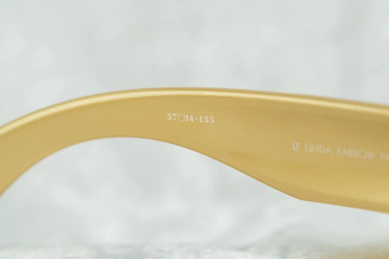 Walter Van Beirendonck Walter Van Beirendonck Sunglasses Gold and Transparent Size ONE SIZE - 3 Thumbnail