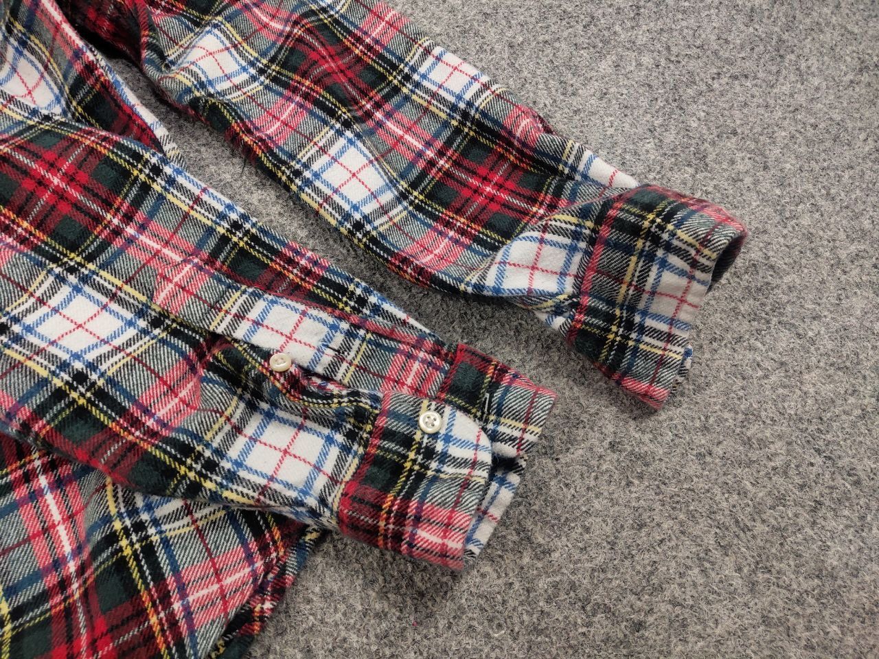 Polo Ralph Lauren Vintage Polo Ralph Lauren Flannel Shirt Y2K Style Custom fit Size US S / EU 44-46 / 1 - 13 Thumbnail
