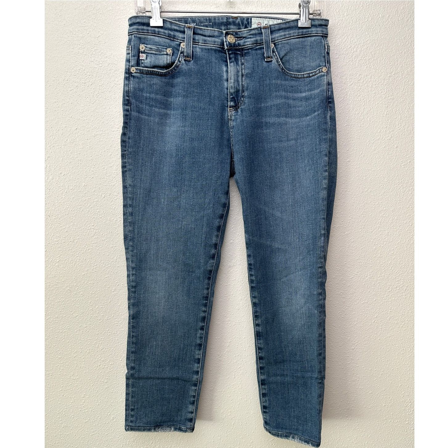 AG Adriano Goldschmied AG Adriano Goldschmied Prima Crop Cigarette Jeans Blue US 28 Size 28" / US 6 / IT 42 - 2 Thumbnail