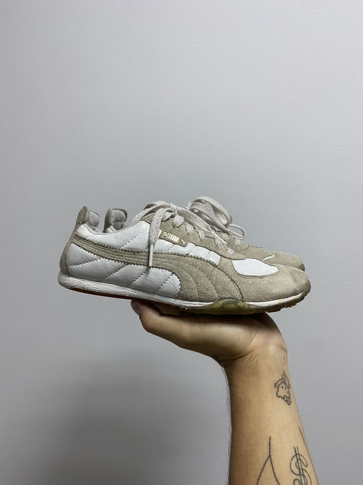 Puma × Vintage Puma Vintage Sneakers Low Top Womans racing Size US 7 / IT 37 - 3 Thumbnail