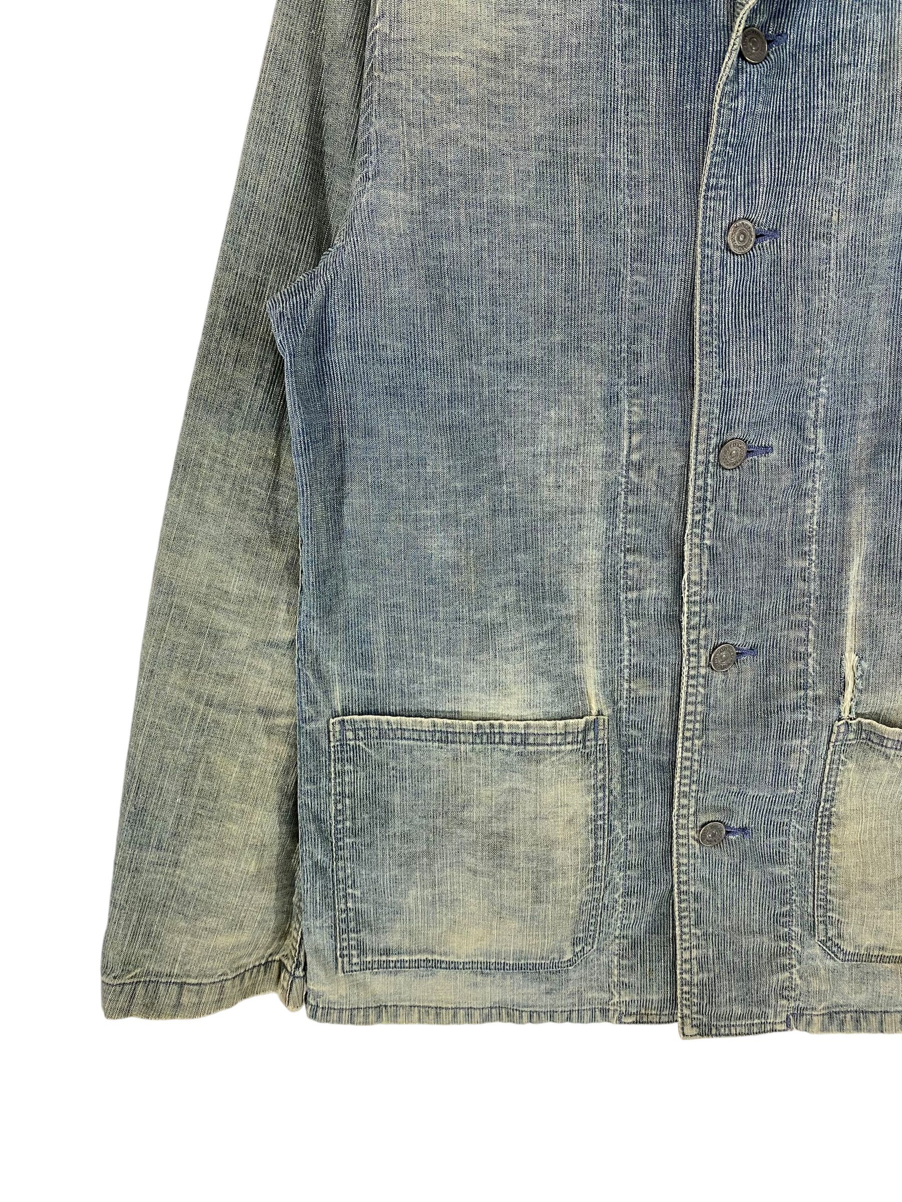 Visvim Visvim shawl collar distressed USN chore jacket Size US S / EU 44-46 / 1 - 6 Thumbnail