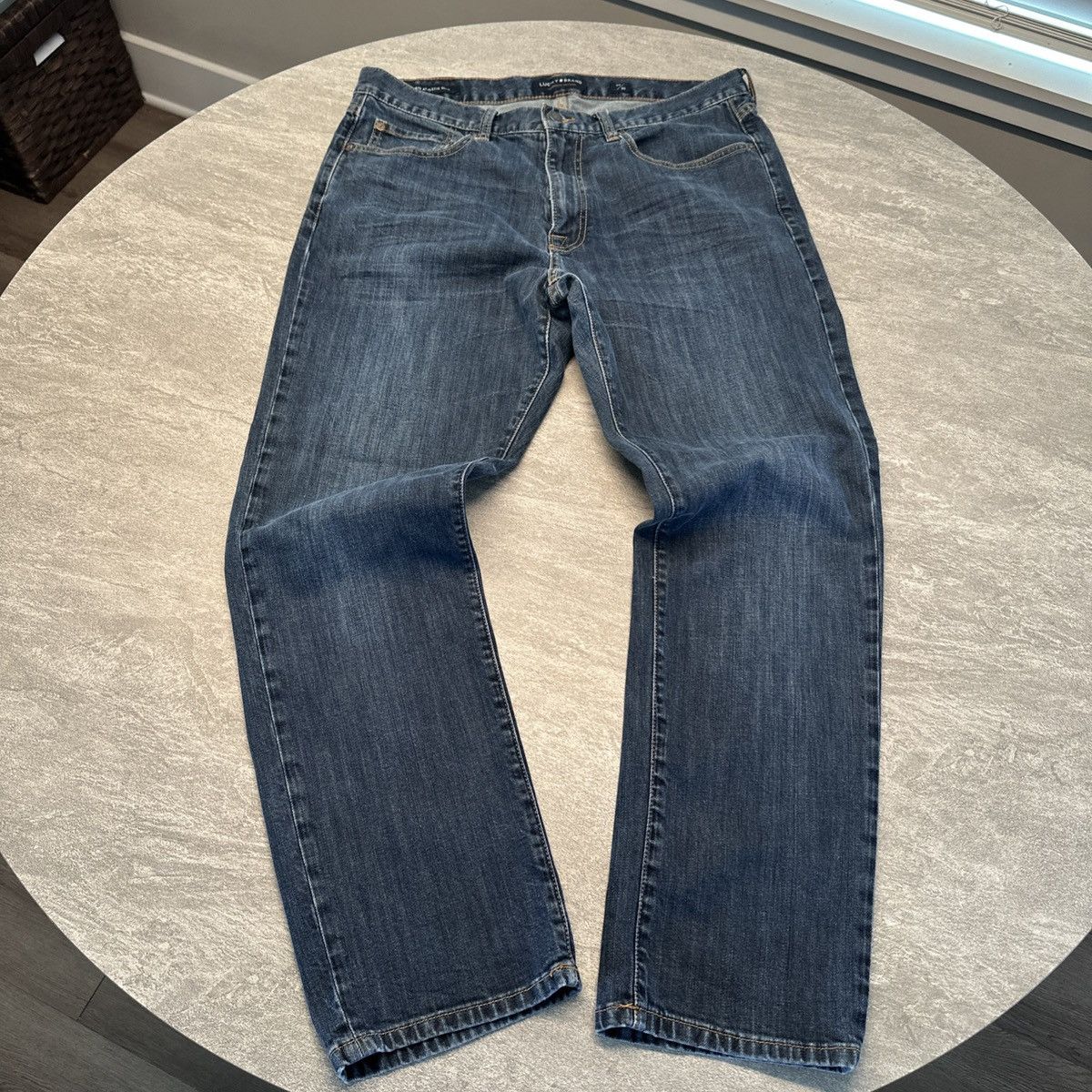 Lucky Brand Lucky Brand 410 Jeans Blue Athletic Slim Fit Stretch Denim Size US 34 / EU 50 - 1 Thumbnail